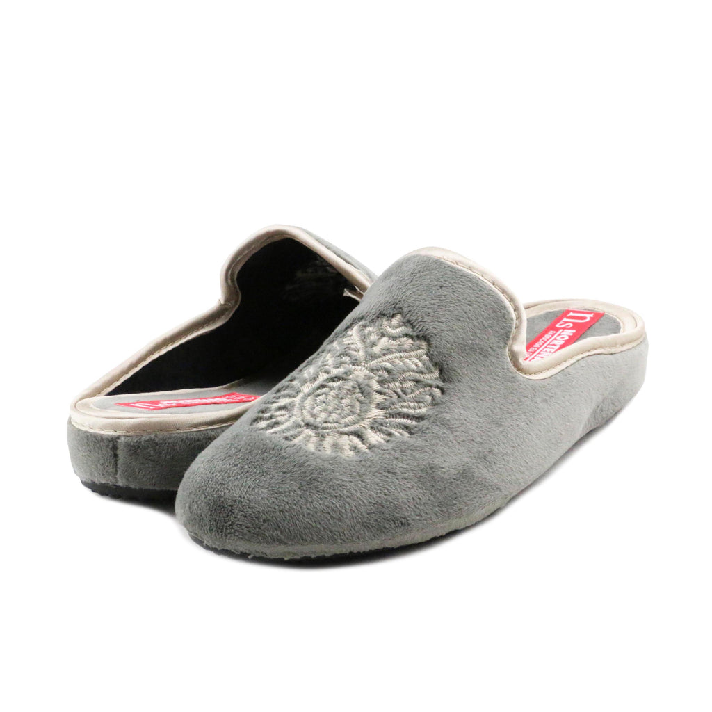 Zapatilla para casa destalonada gris 73525 de Norteñas - 73525-16-2.jpg