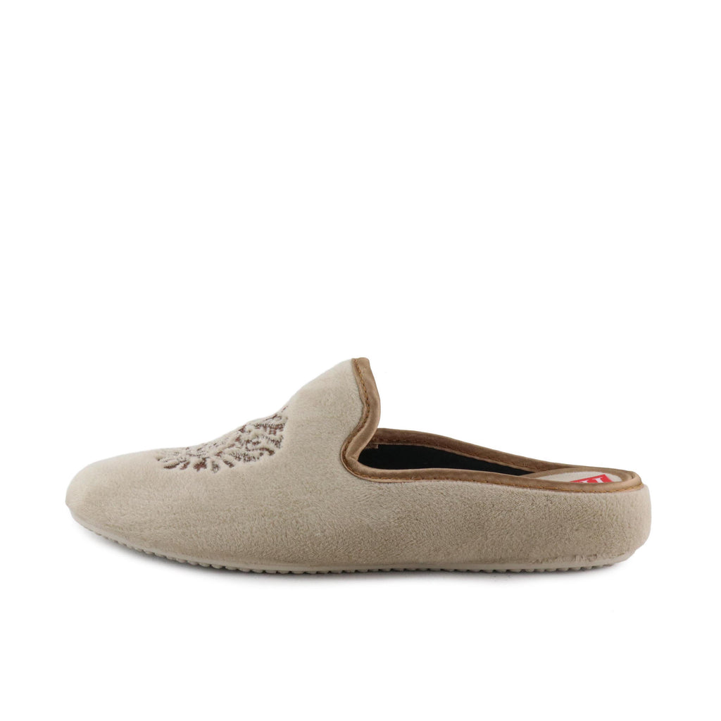 Zapatilla para casa destalonada crudo 73525 de Norteñas - 73525-351-1.jpg