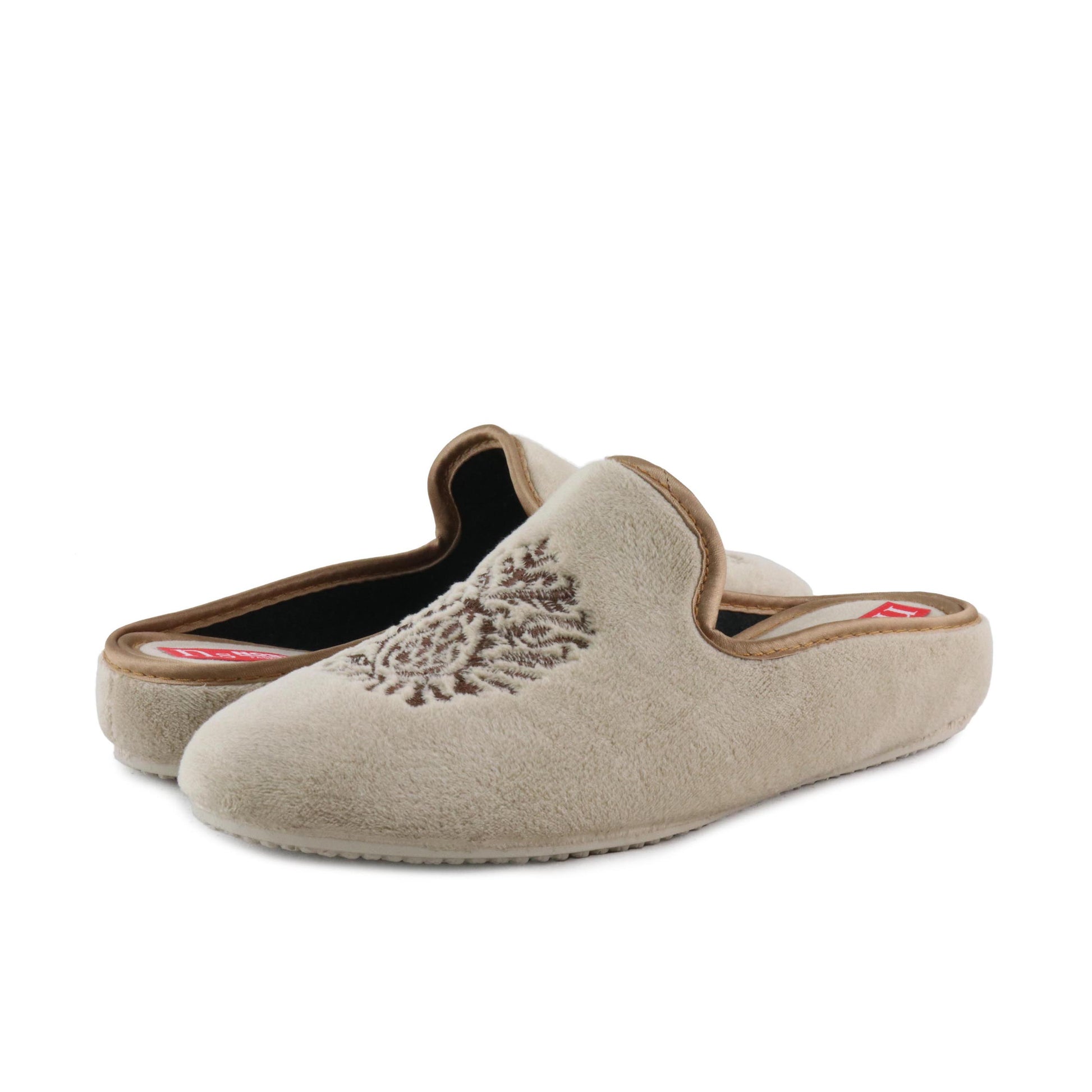 Zapatilla para casa destalonada crudo 73525 de Norteñas - 73525-351-2.jpg