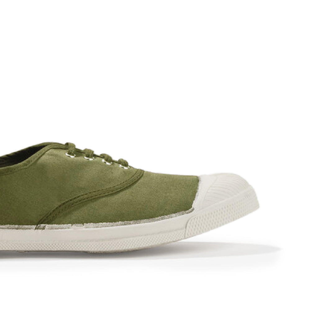 Zapatilla oliva claro con cordón 15004 Bensimon - 15004-594-3.jpg