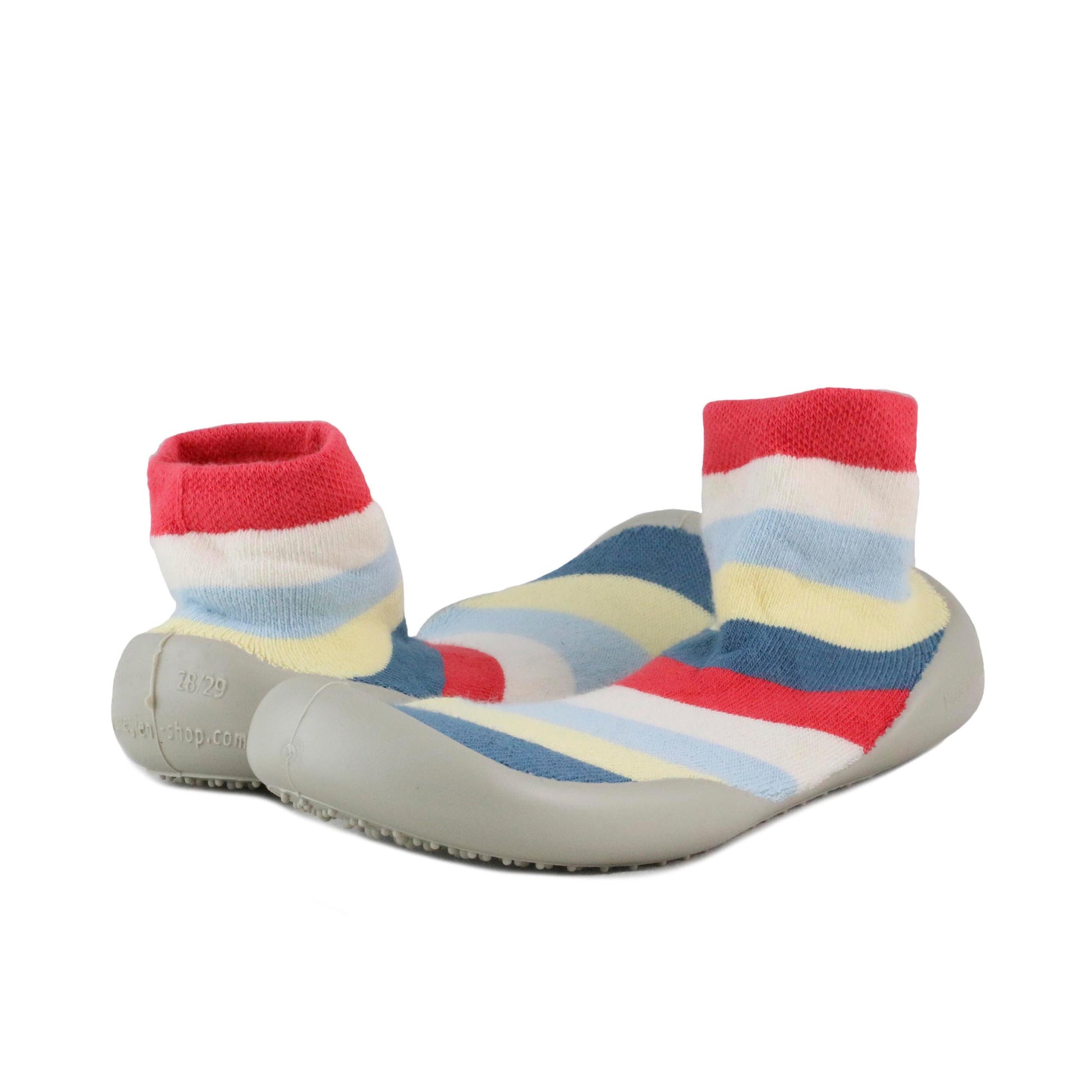 Zapatilla para casa cerrada azul/amarillo 750D Collégien - 750D-200-2.jpg