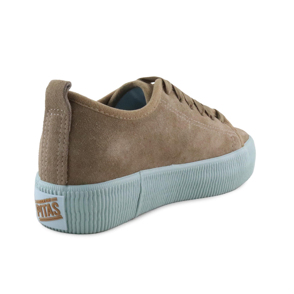 Zapatilla taupe con cordón 180 de Walk in Pitas - 180-115VERDE-3.jpg