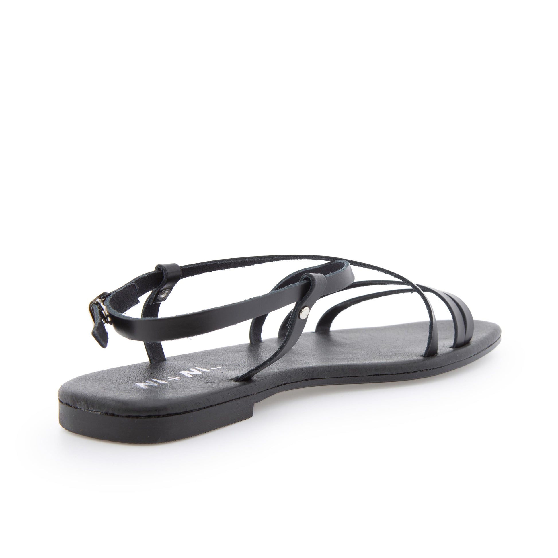 Sandalia plana negro con hebilla 7599 de Pepa & Cris - 7599-20-3.jpg