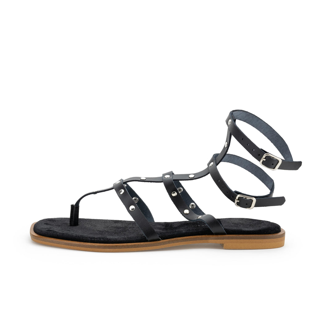 Sandalia plana negro con hebilla 7734 de Pepa & Cris - 7734-20-1.jpg