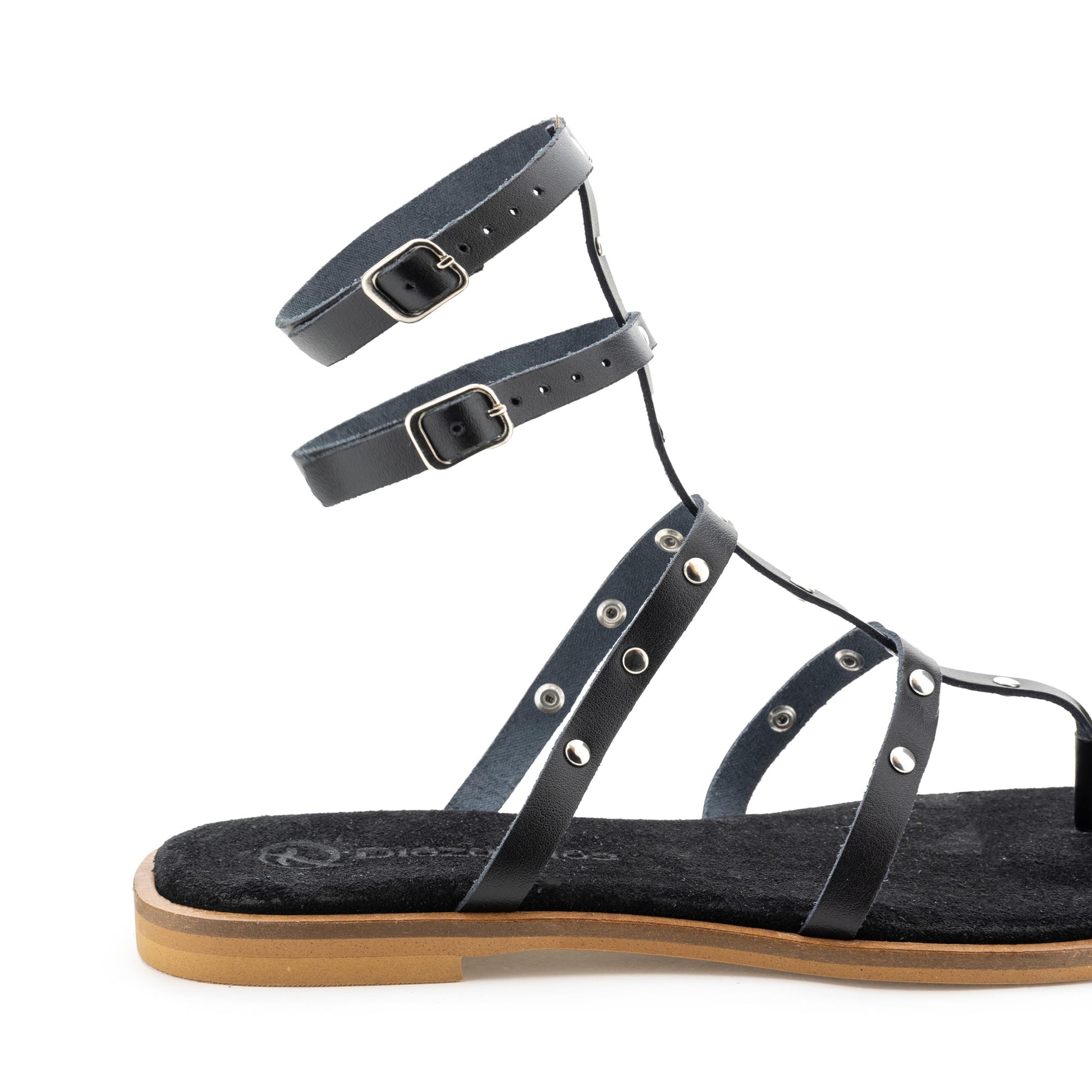 Sandalia plana negro con hebilla 7734 de Pepa & Cris - 7734-20-5.jpg
