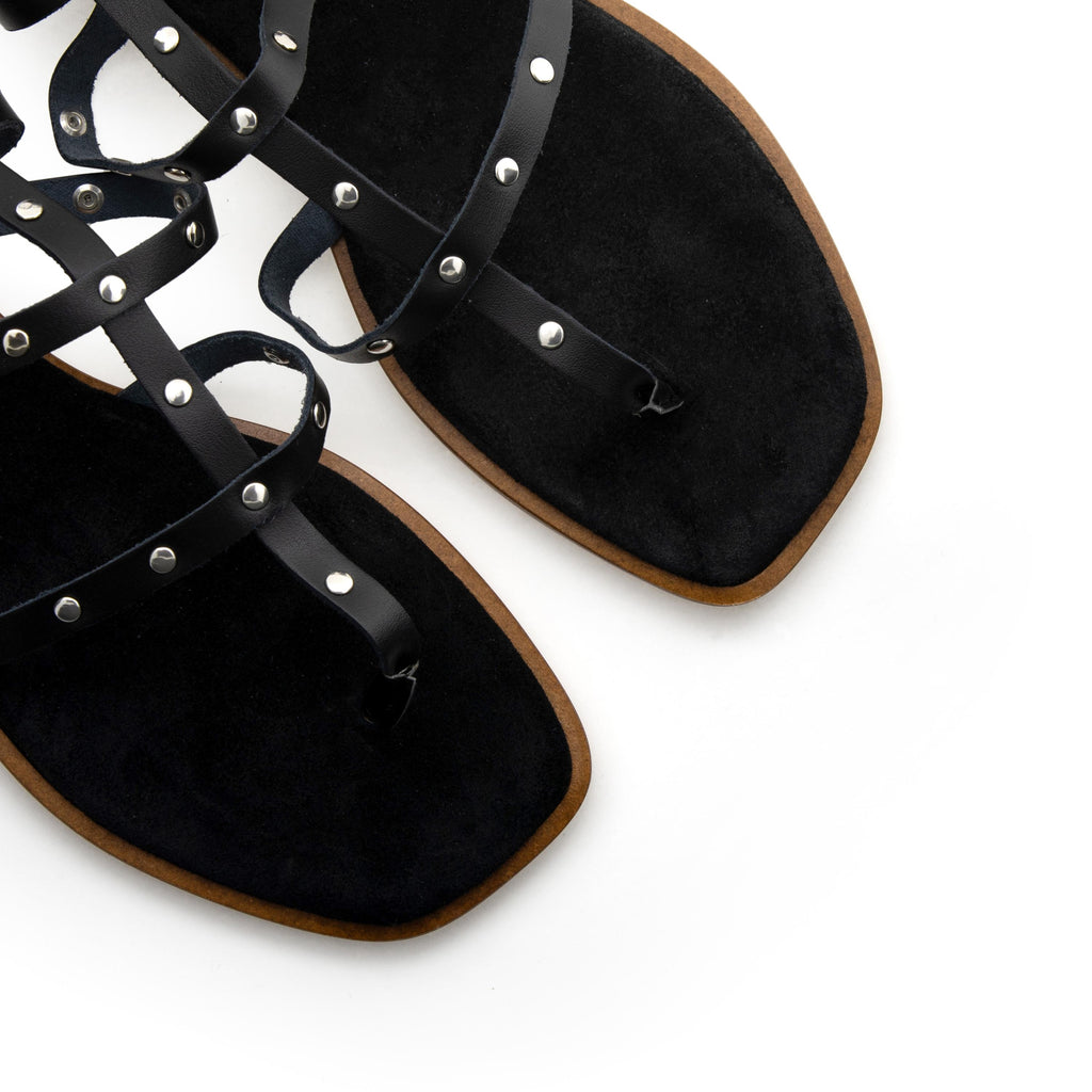 Sandalia plana negro con hebilla 7734 de Pepa & Cris - 7734-20-6.jpg