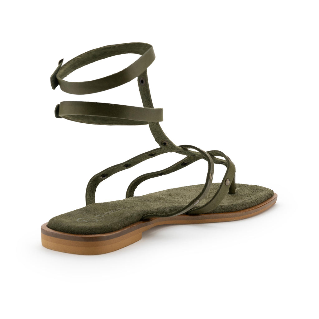 Sandalia plana kaki con hebilla 7734 de Pepa & Cris - 7734-33-3.jpg