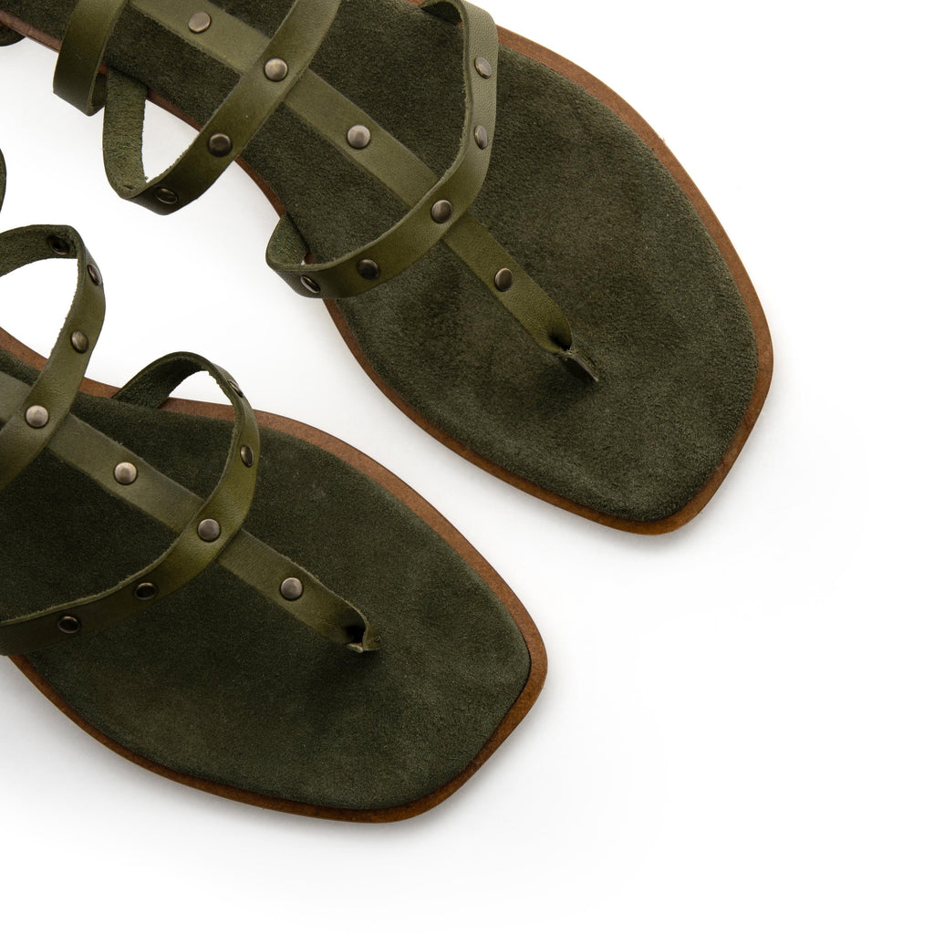 Sandalia plana kaki con hebilla 7734 de Pepa & Cris - 7734-33-6.jpg