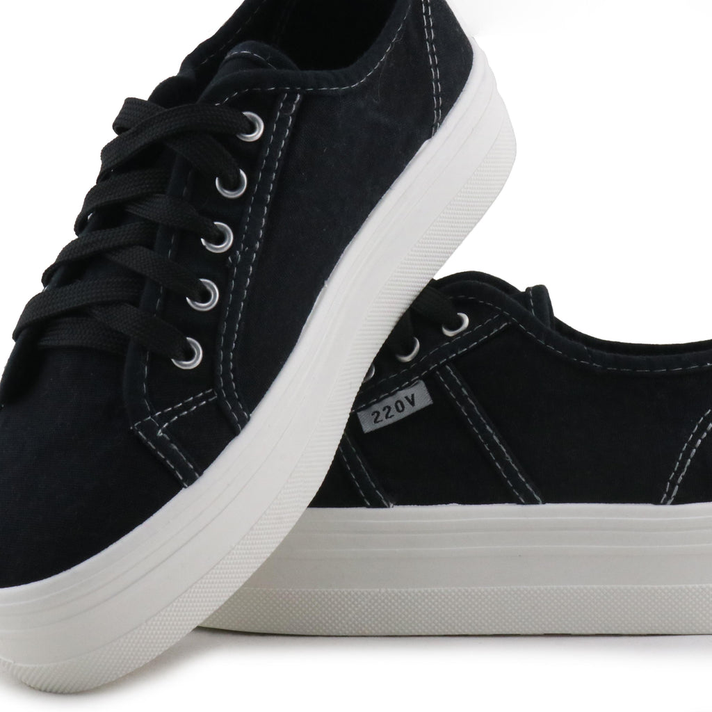 Zapatilla negro lavado con cordón CAPRI de 220V - CAPRI-144-6.jpg