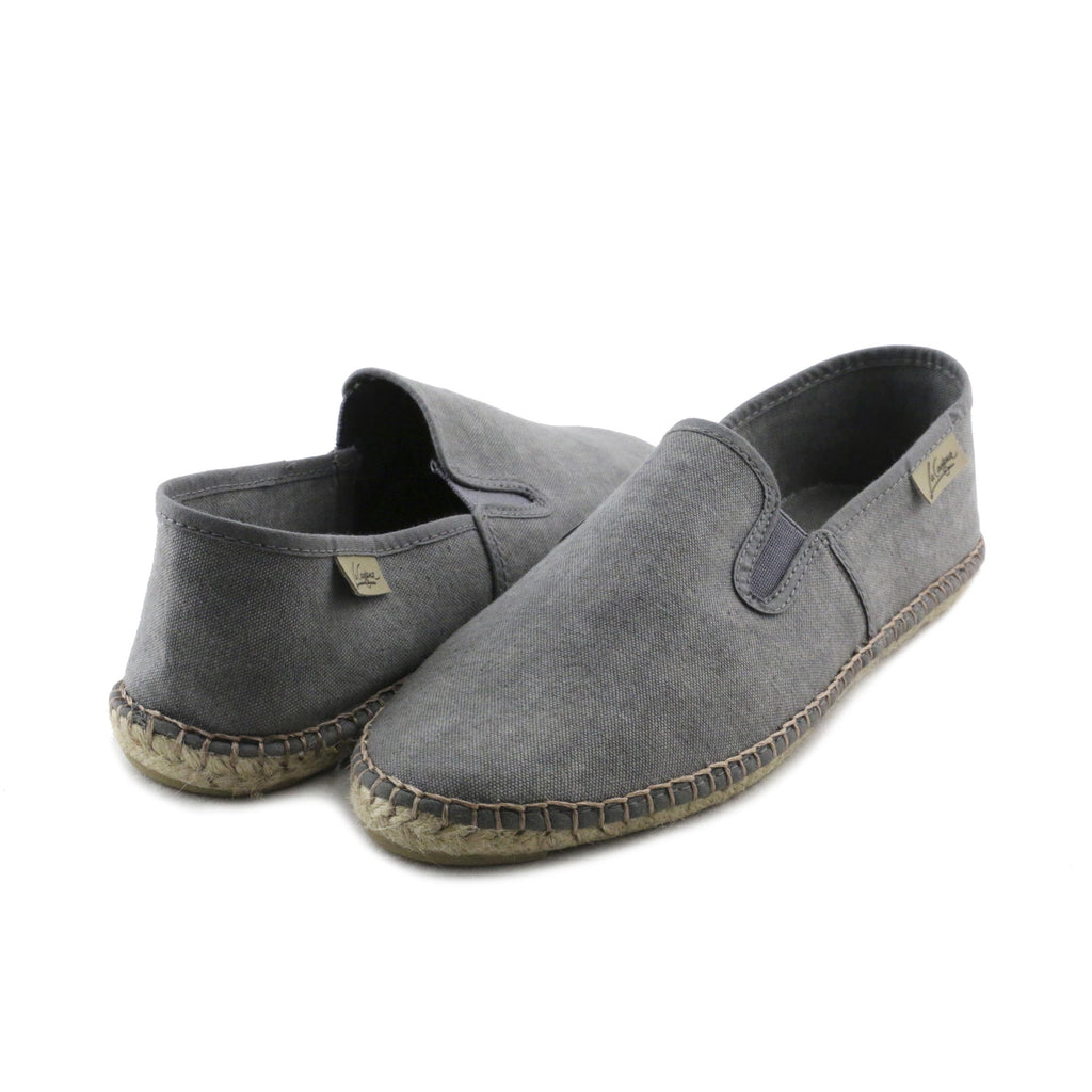 Alpargata cerrada gris lavado con elástico 16066 La Cadena - 16066-131-2.jpg