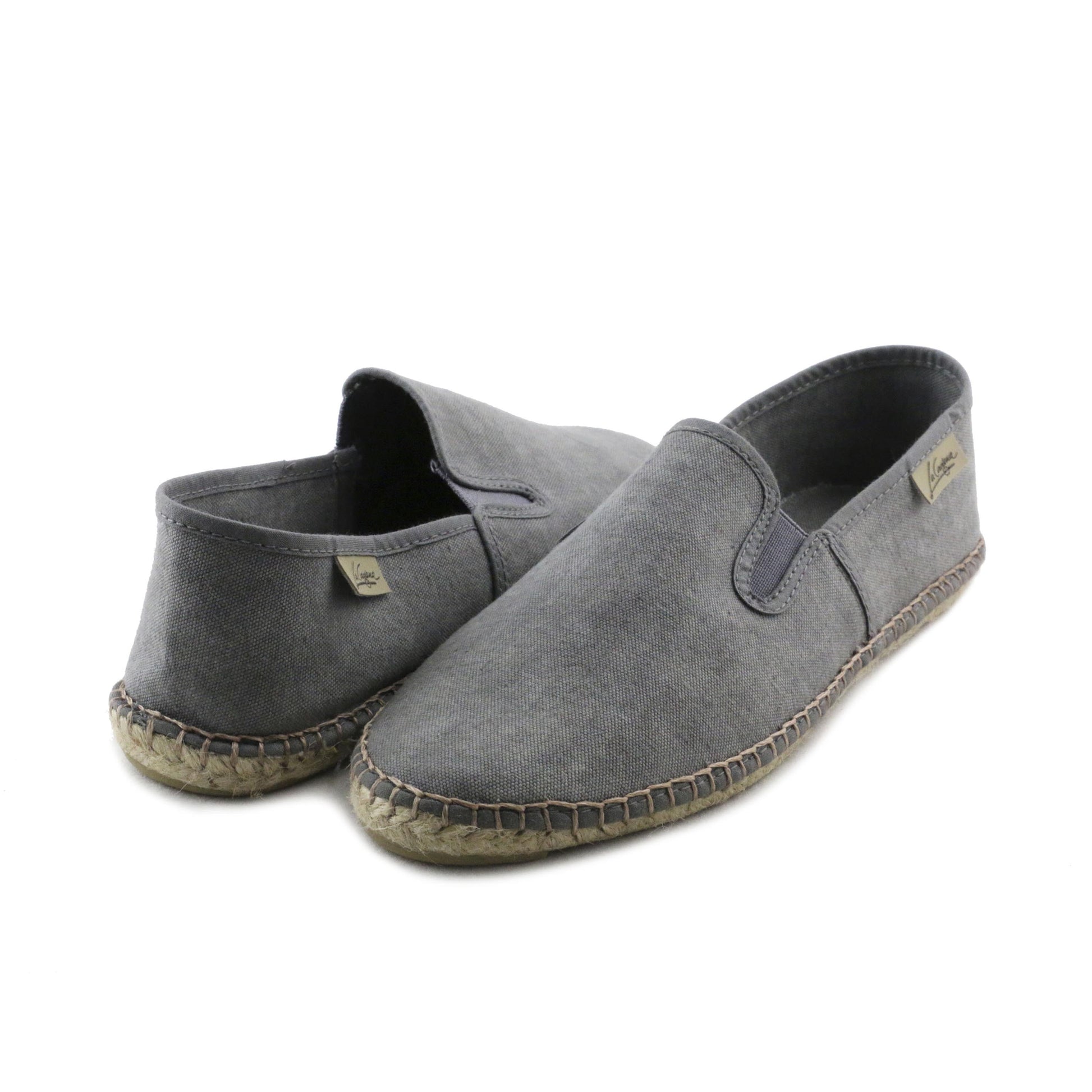 Alpargata cerrada gris lavado con elástico 16066 La Cadena - 16066-131-2.jpg