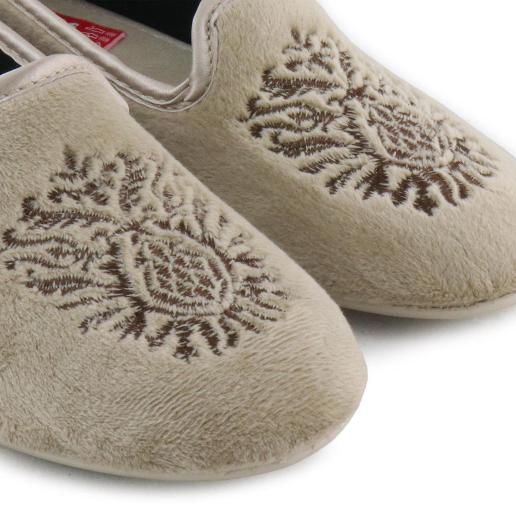 Zapatilla para casa cerrada crudo 798025 de Norteñas - 798025-351-5.jpg