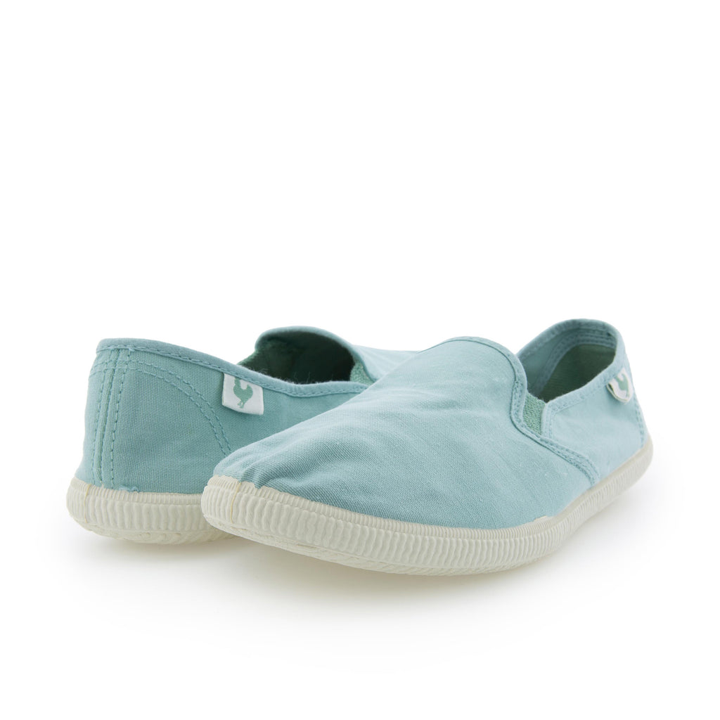 Zapatilla verde agua con elástico 7UNO de Walk in Pitas - 7UNO-105-2.jpg