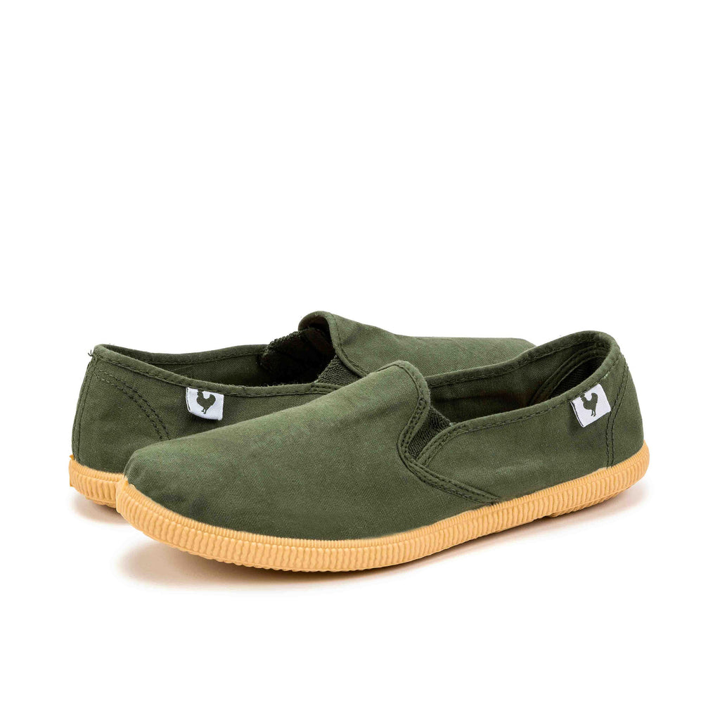 Zapatilla kaki con elástico 7UNO de Walk in Pitas - 7UNO-33-2.jpg