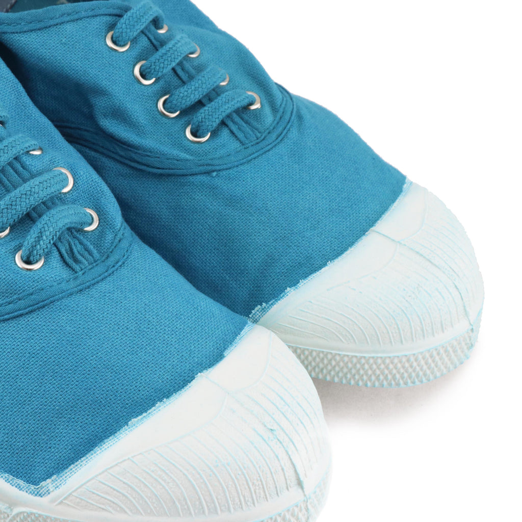 Zapatilla azul pavo con cordón 15004 de Bensimon - 15004-377-6.jpg