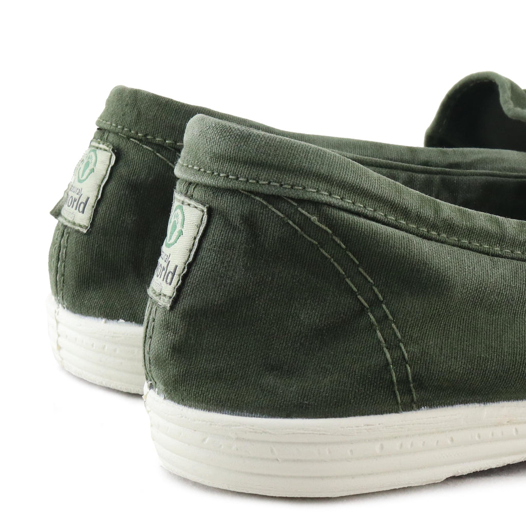 Mocasín kaki con antifaz de verano LONA316 Natural World - LONA316-187-6.jpg