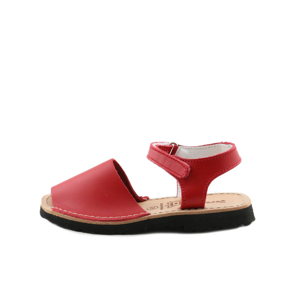 Menorquina plana rojo con velcro 8001 de Jeromín - 8001-11-1.jpg