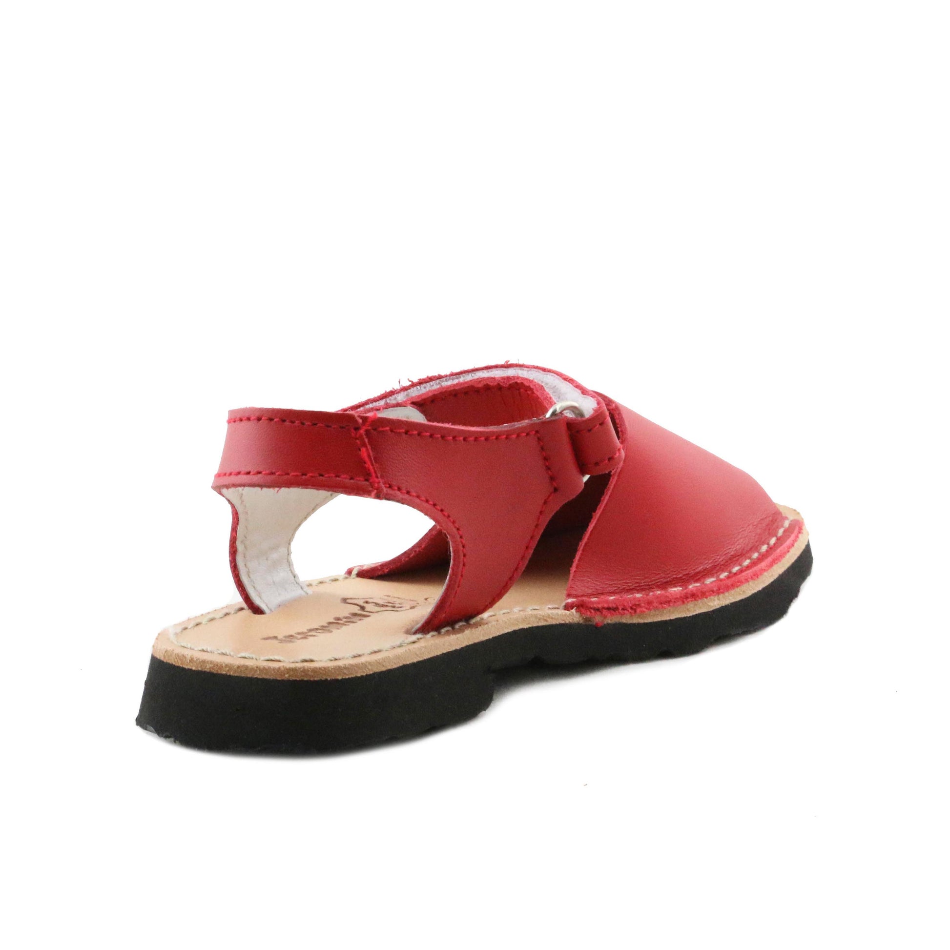 Menorquina plana rojo con velcro 8001 de Jeromín - 8001-11-3.jpg