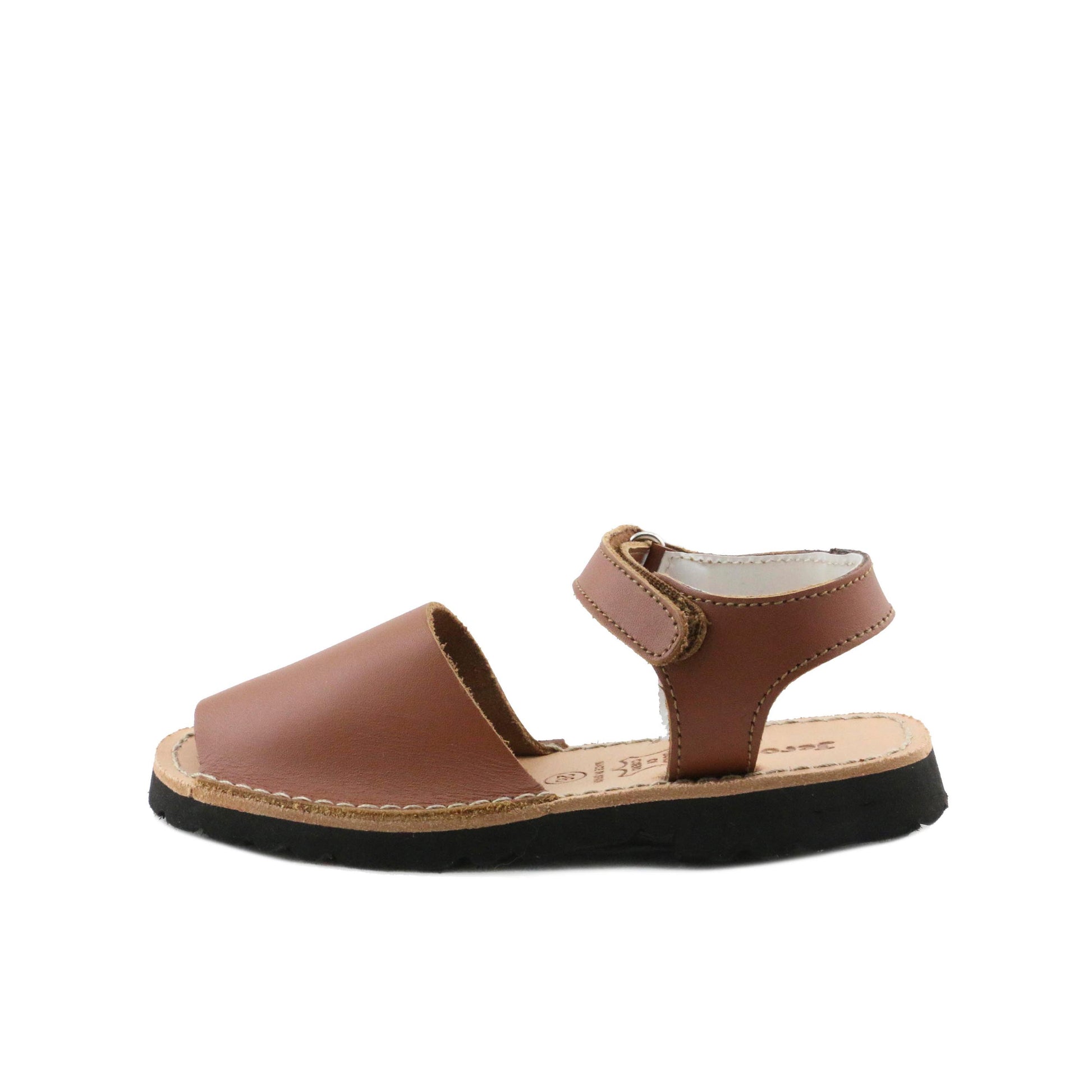 Menorquina plana cuero con velcro 8001 de Jeromín - 8001-19-1.jpg