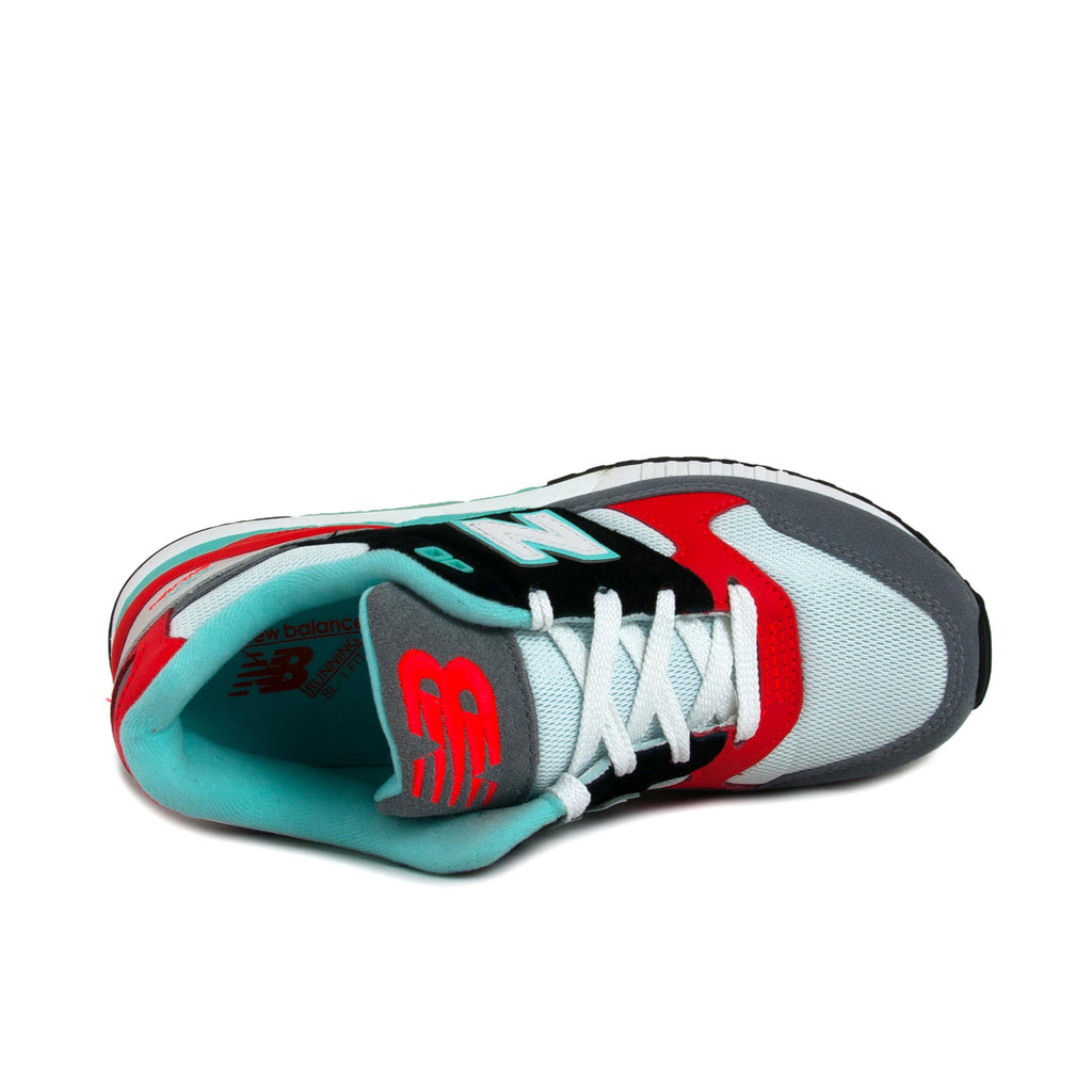 Deportiva blanco con cordón W530 de New Balance - W530-30GRISROJOVERDE-6.jpg