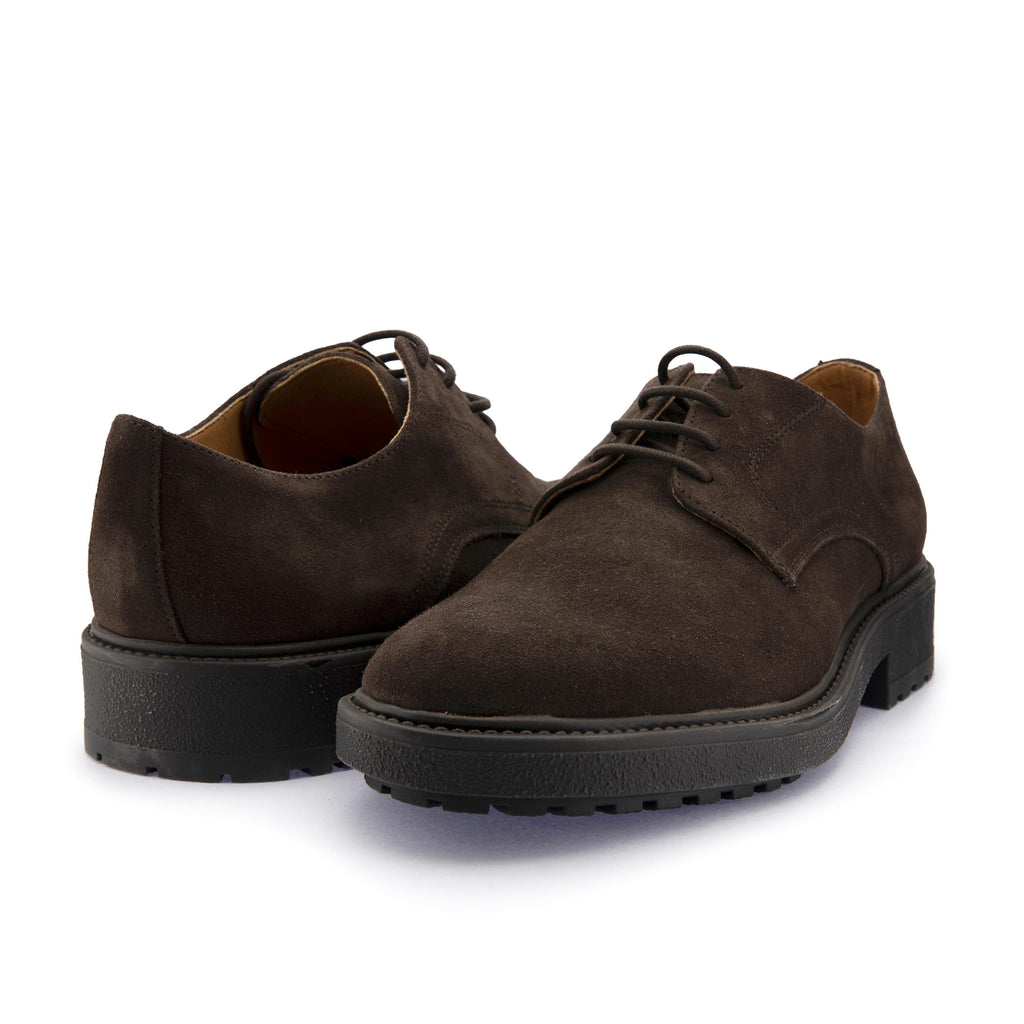 Blucher liso elegante ante marrón con cordón 83649 Jeromín - 83649-26-2.jpg