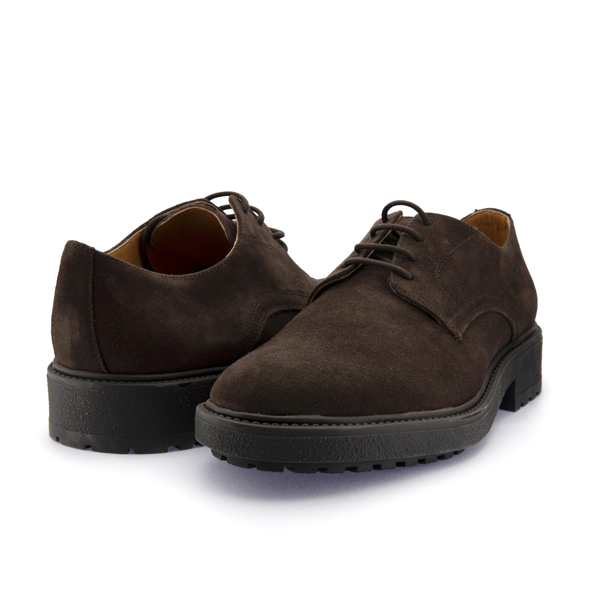 Blucher liso elegante ante marrón con cordón 83649 Jeromín - 83649-26-2.jpg