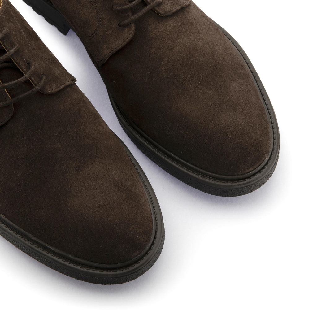 Blucher liso elegante ante marrón con cordón 83649 Jeromín - 83649-26-6.jpg