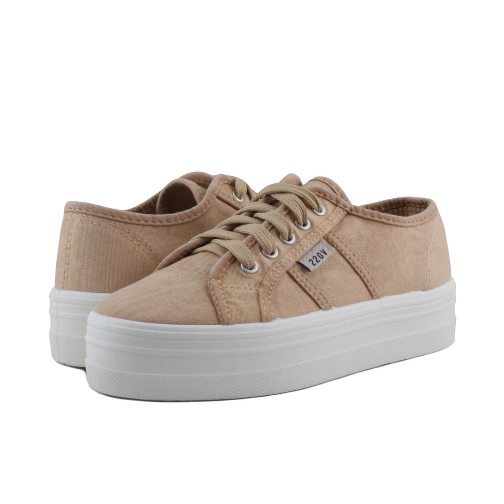 Zapatilla beige lavado con cordón CAPRI de 220V - CAPRI-129-2.jpg