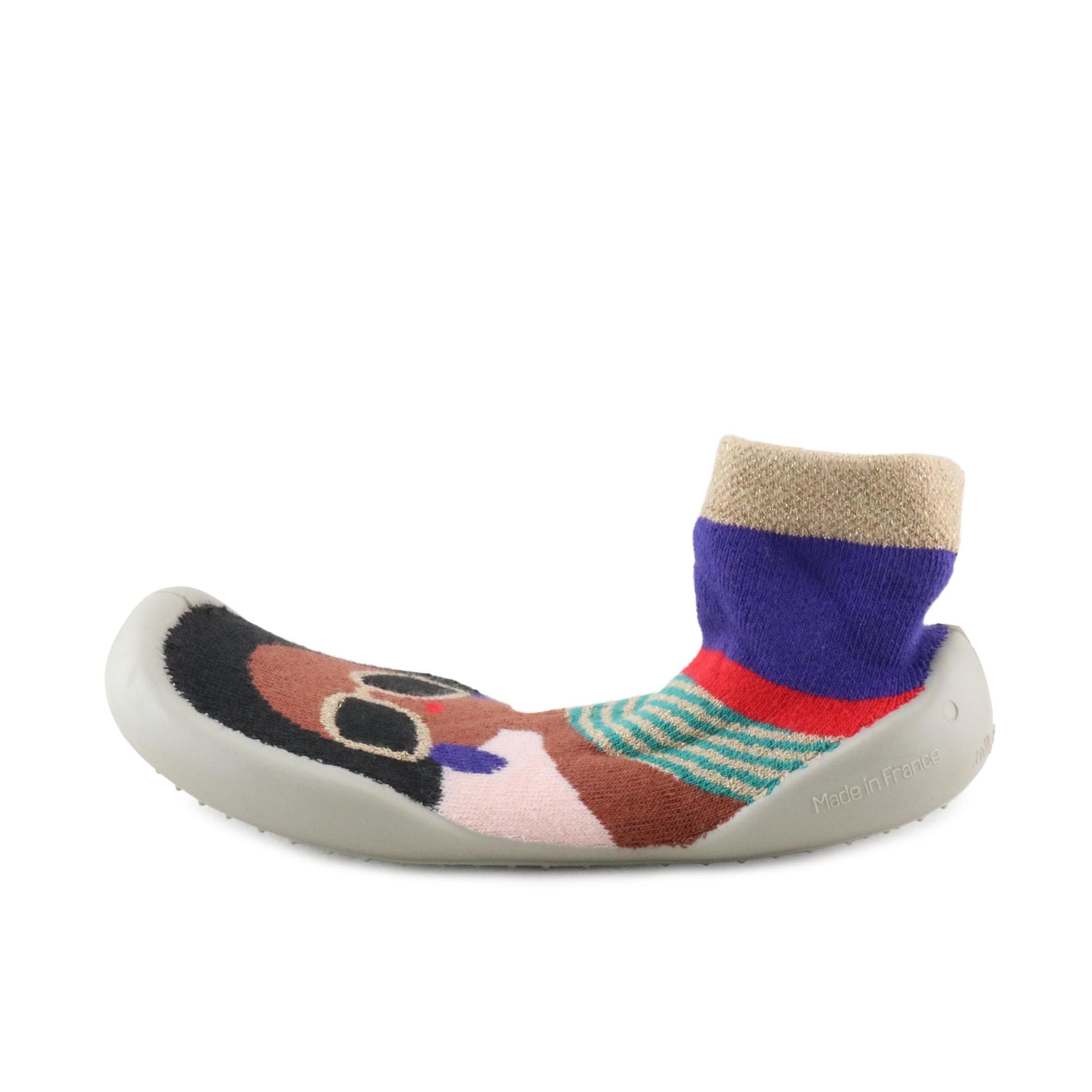 Zapatilla para casa cerrada dorado 853D de Collégien - 853D-48-1.jpg