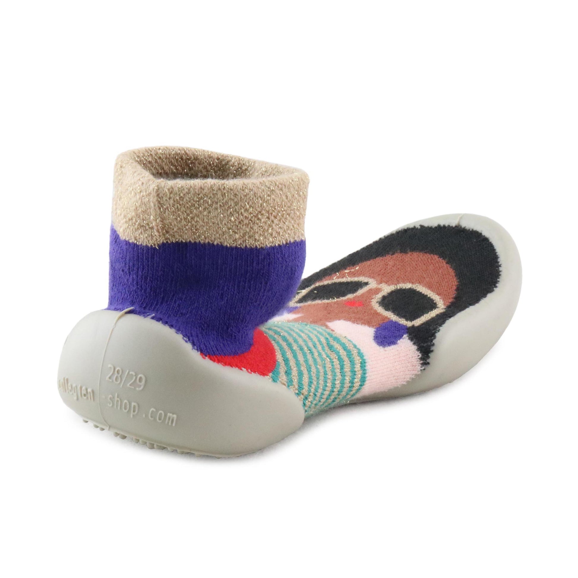 Zapatilla para casa cerrada dorado 853D de Collégien - 853D-48-3.jpg