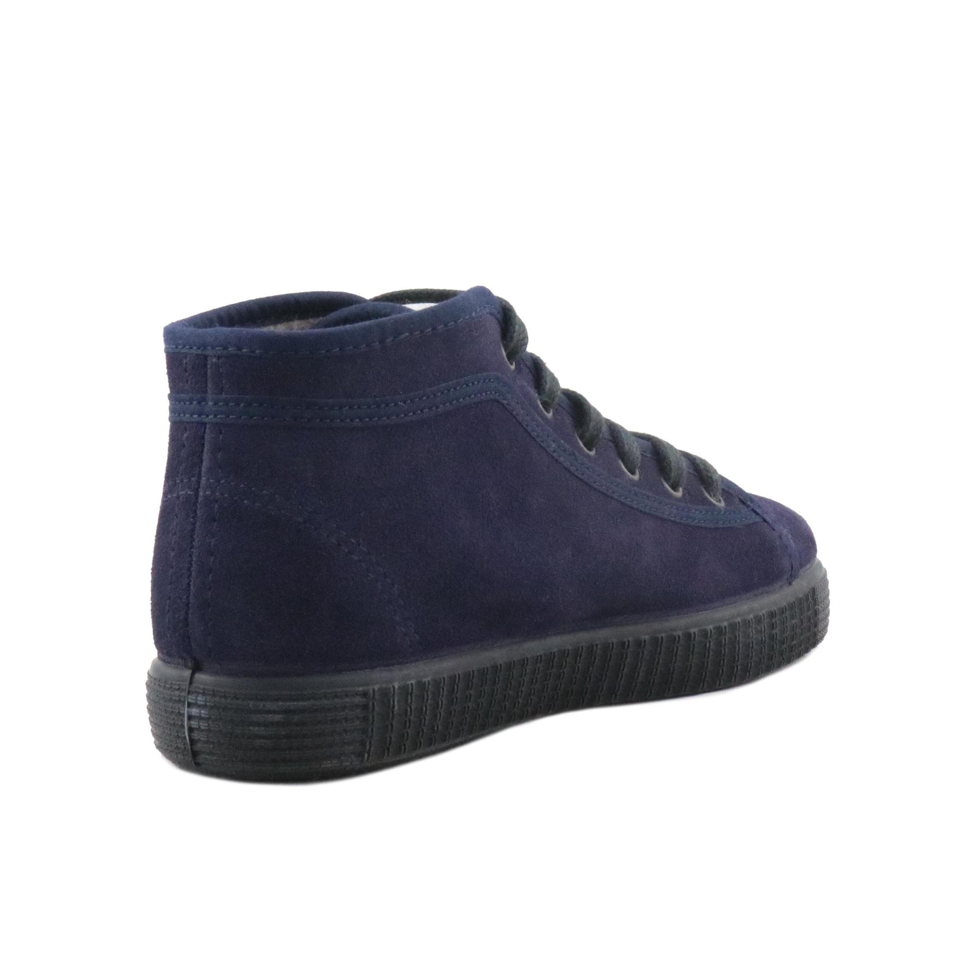 Bota serraje azul con cordón 87267 de La Cadena - 87267-27-3.jpg