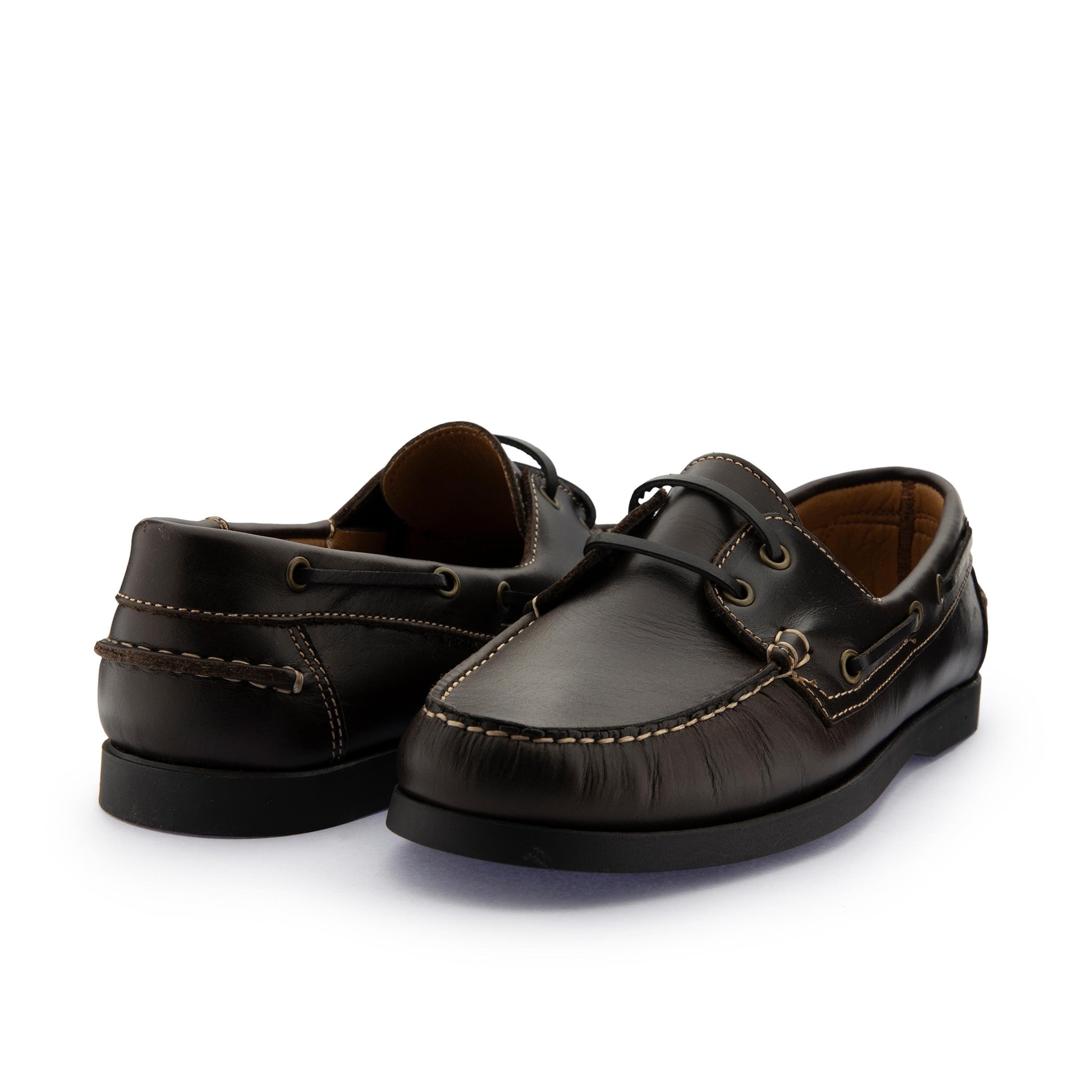 Náutico marrón oscuro de verano con cordón 87924 Jeromín - 87924-62-2.jpg