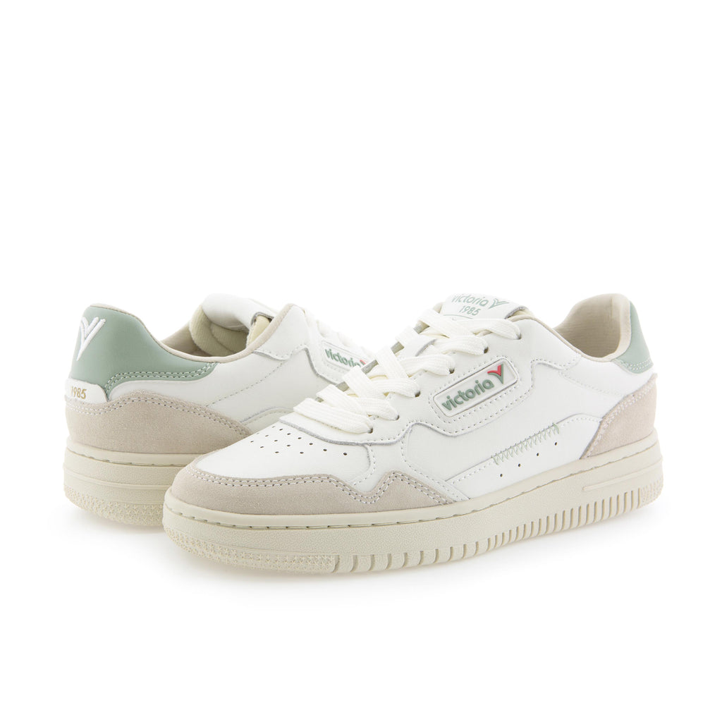 Deportiva blanco/verde con cordón 8800109 de Victoria - 8800109-262-2.jpg