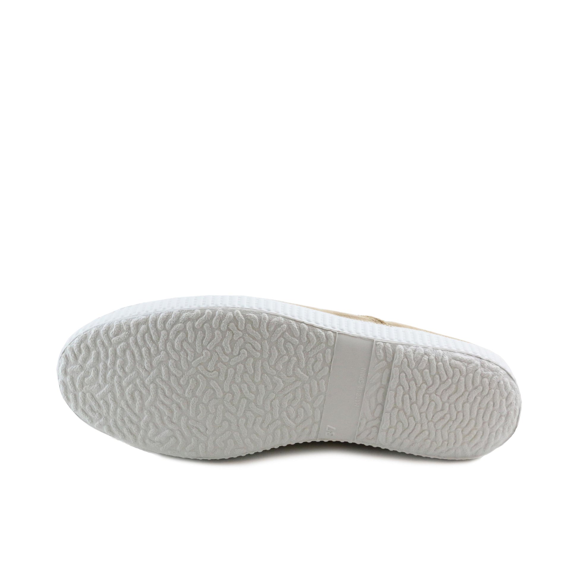 Zapatilla beige oscuro con elástico 88088 La Cadena - 88088-0-4.jpg