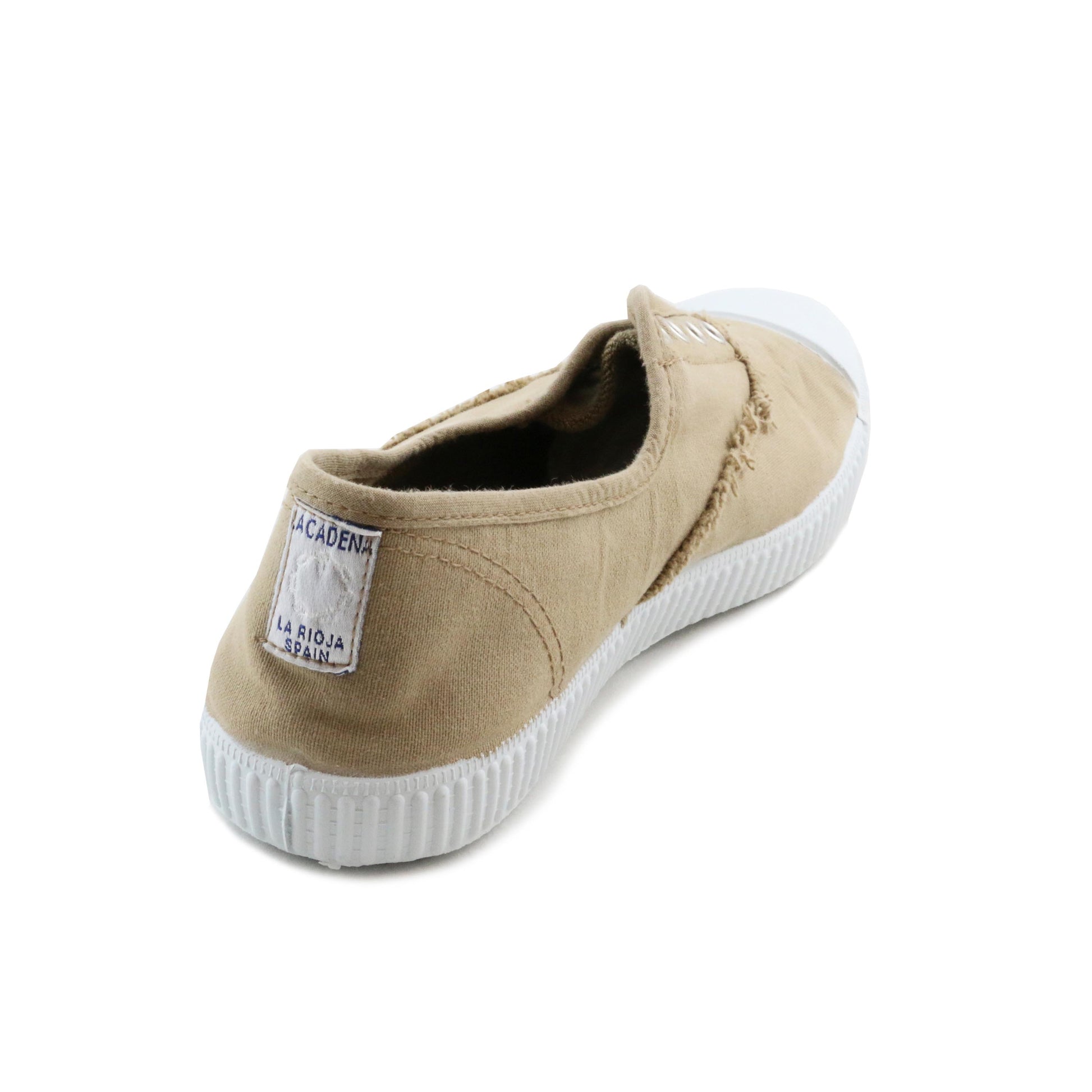 Zapatilla beige oscuro con elástico 88088 La Cadena - 88088-0-3.jpg