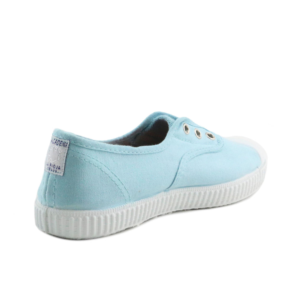 Zapatilla verde agua con elástico 88088 La Cadena - 88088-105-3.jpg