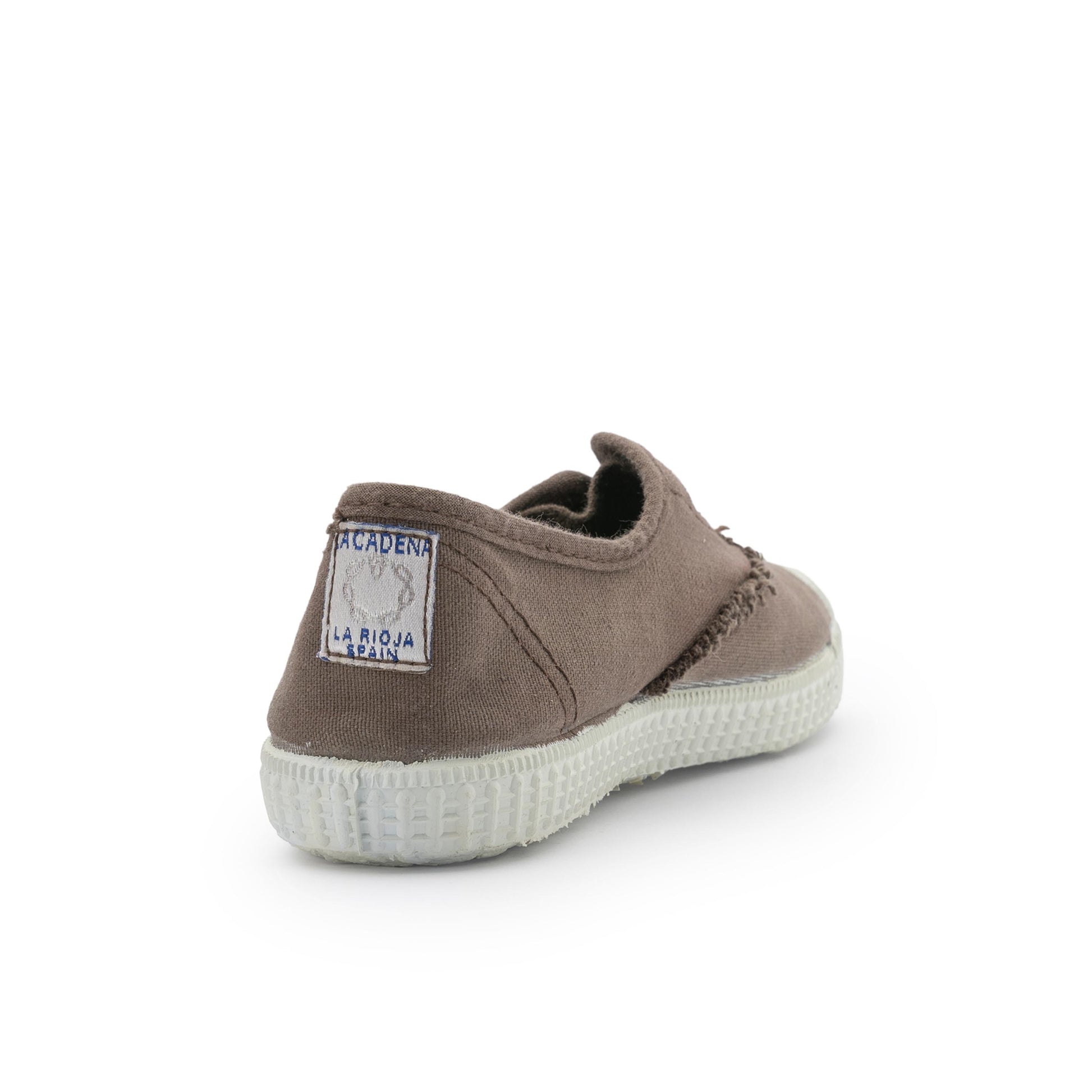 Zapatilla marrón con elástico 88088 de La Cadena - 88088-12-3.jpg