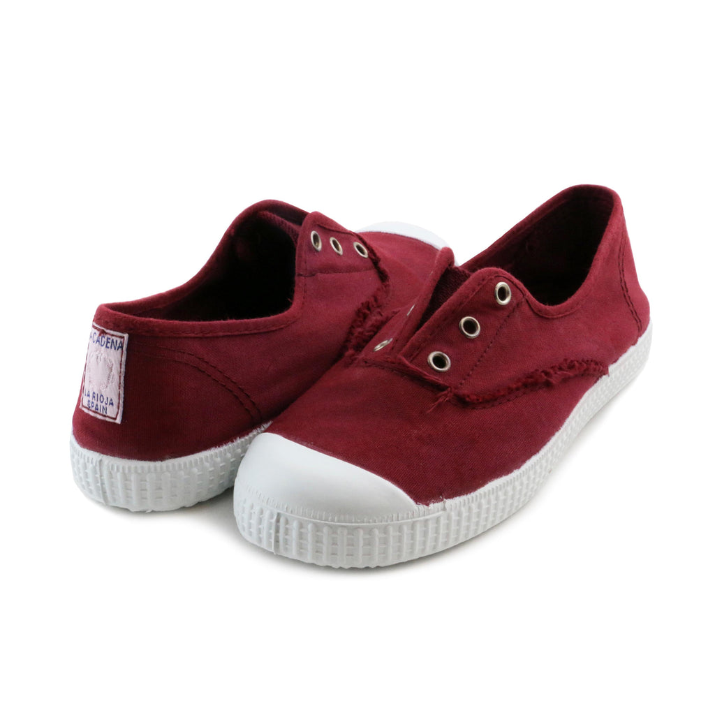 Zapatilla burdeos con elástico 88088 La Cadena - 88088-13-2.jpg