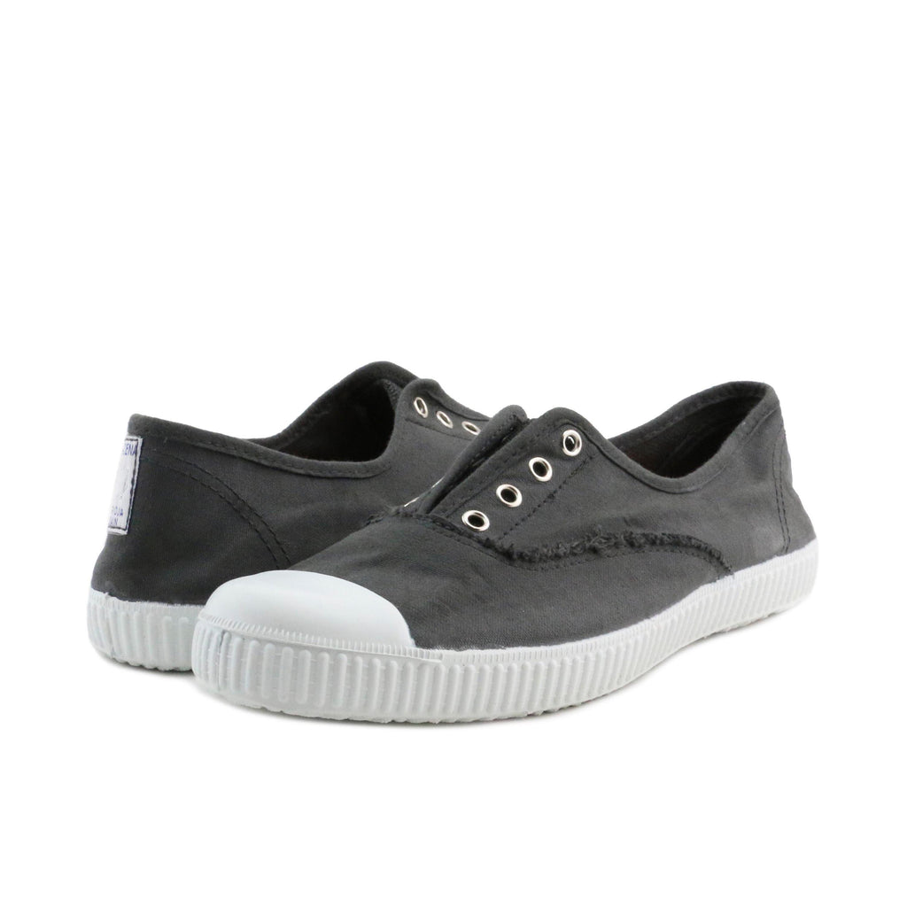 Zapatilla gris con elástico 88088 de La Cadena - 88088-16-2.jpg