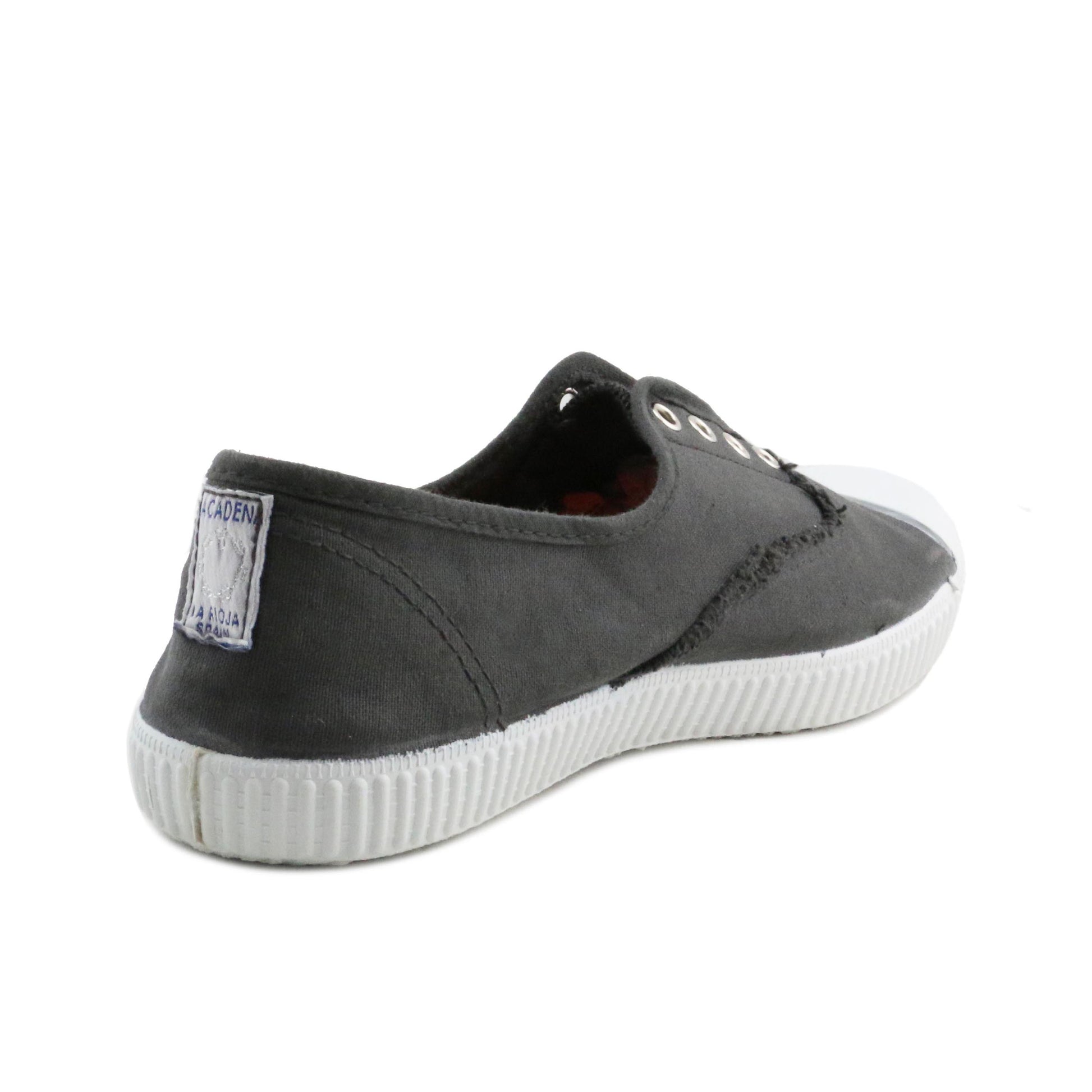 Zapatilla gris con elástico 88088 de La Cadena - 88088-16-3.jpg