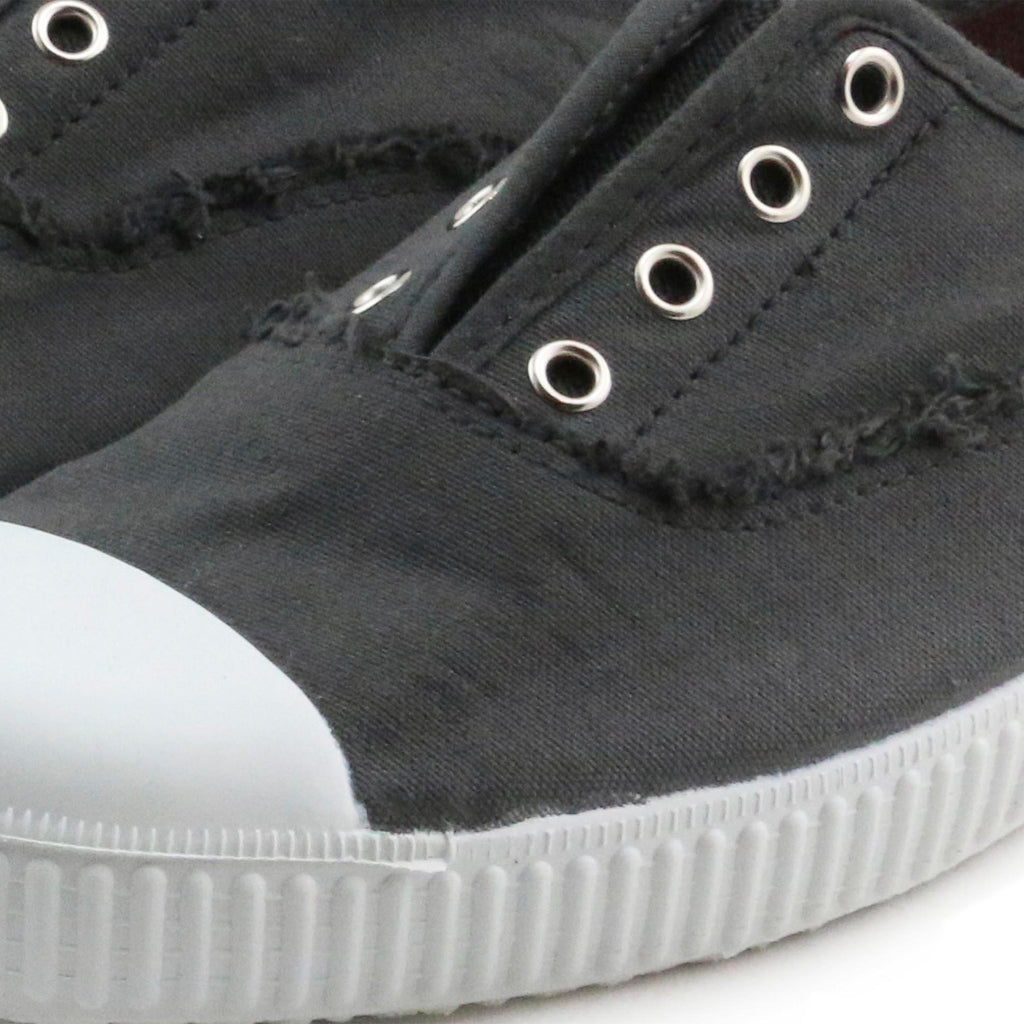 Zapatilla gris con elástico 88088 de La Cadena - 88088-16-6.jpg