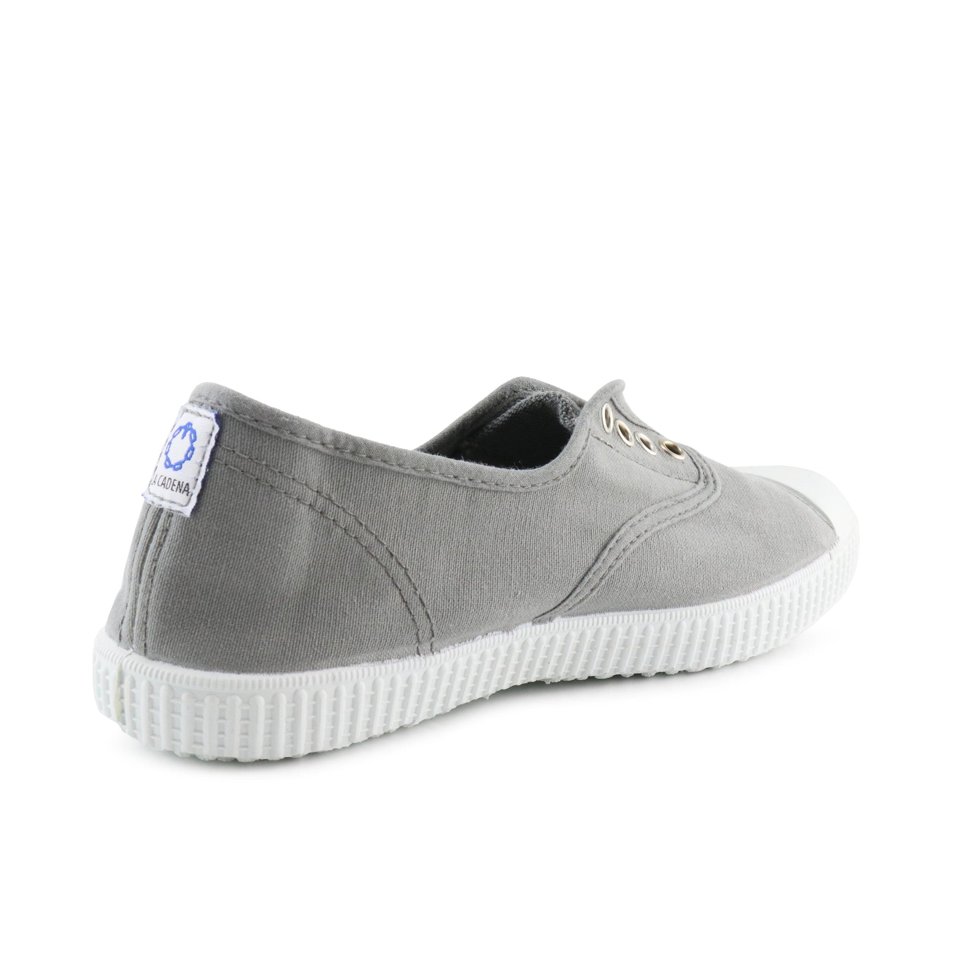 Zapatilla gris claro con elástico 88088 La Cadena - 88088-17-3.jpg