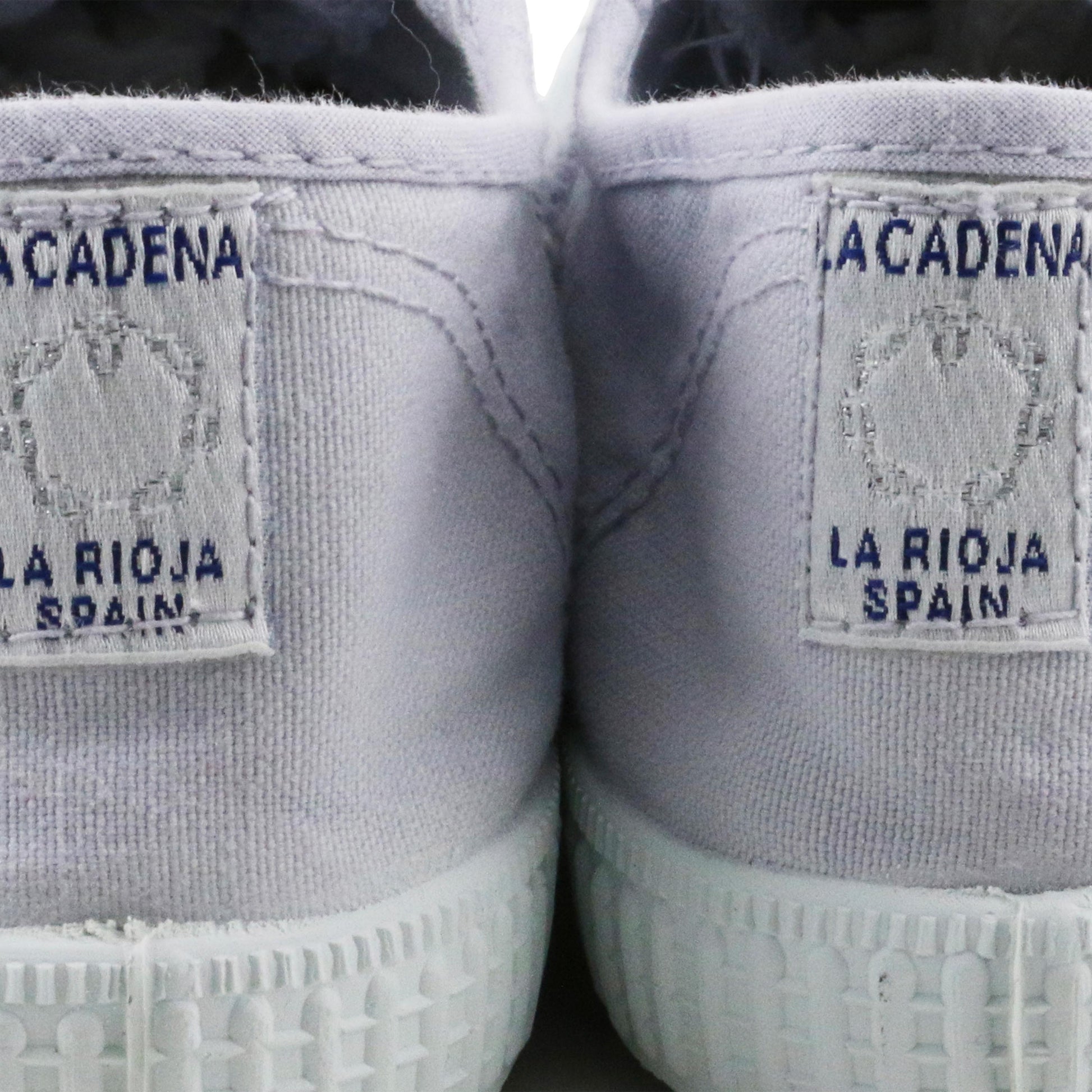 Zapatilla blanco con elástico 88088 de La Cadena - 88088-300-6.jpg