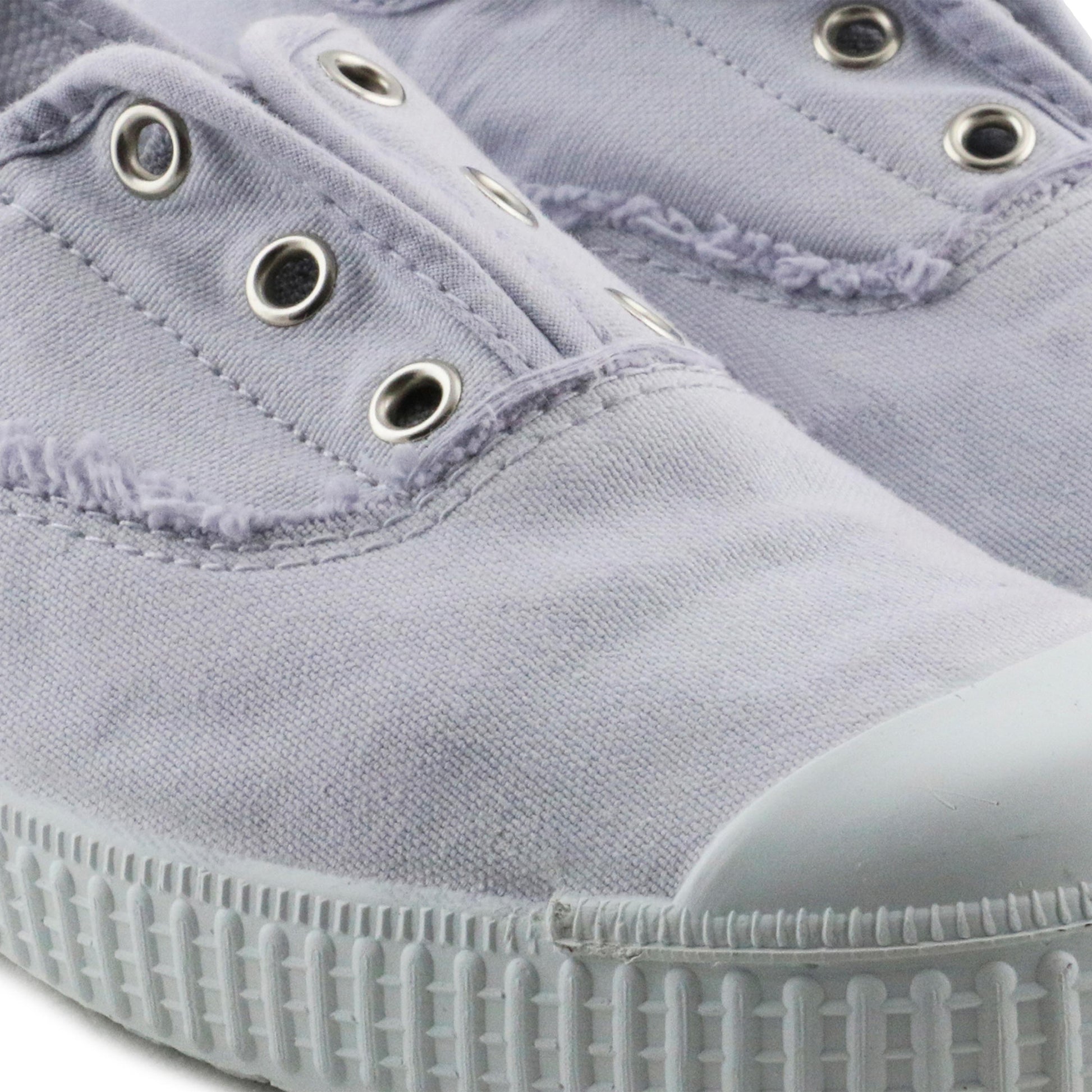 Zapatilla blanco con elástico 88088 de La Cadena - 88088-300-5.jpg