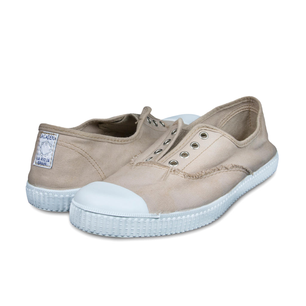 Zapatilla tostado con elástico 88088 La Cadena - 88088-9-2.jpg