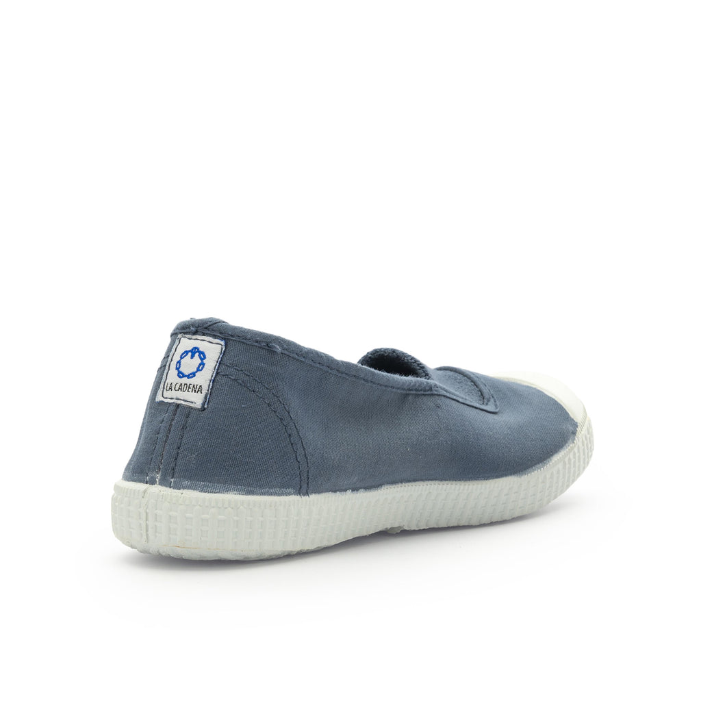 Zapatilla gris con elástico 88478 de La Cadena - 88478-552-3.jpg