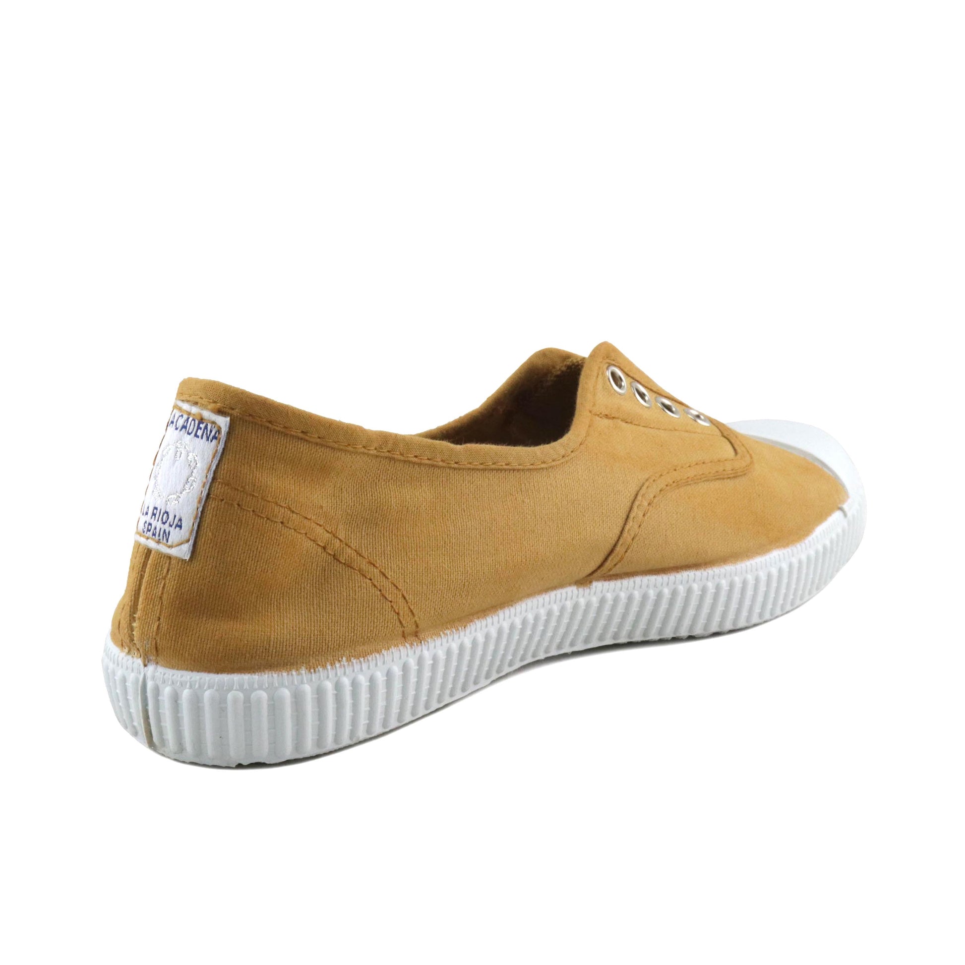 Zapatilla mostaza con elástico 88088 La Cadena - 88088-251-3.jpg