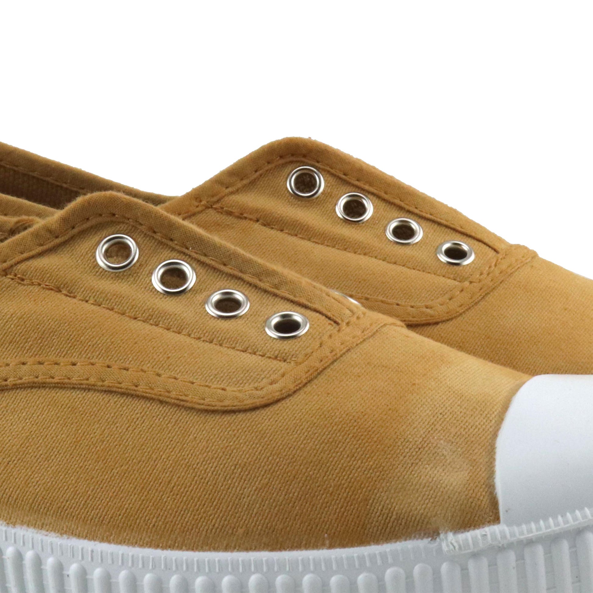 Zapatilla mostaza con elástico 88088 La Cadena - 88088-251-5.jpg