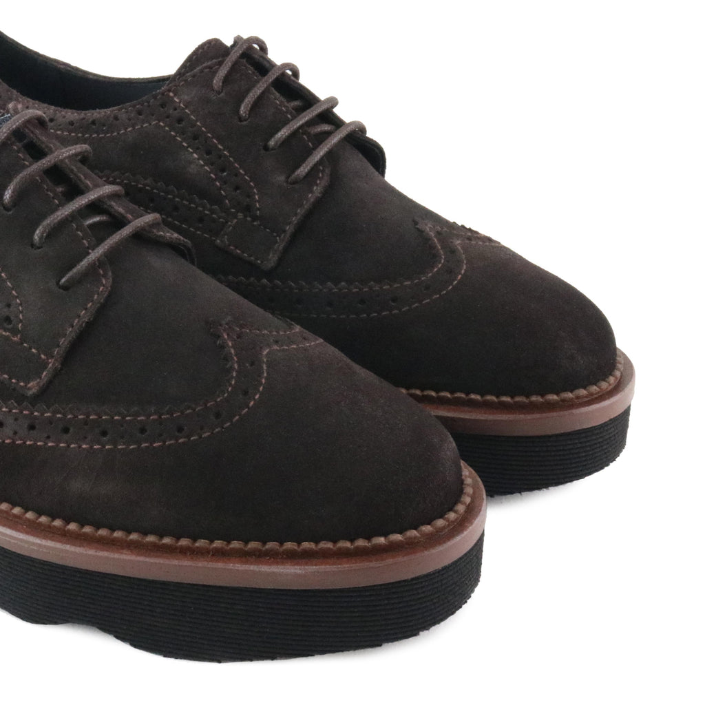 Blucher picado elegante ante marrón con cordón BLUON Jeromín - BLUON-26-6.jpg