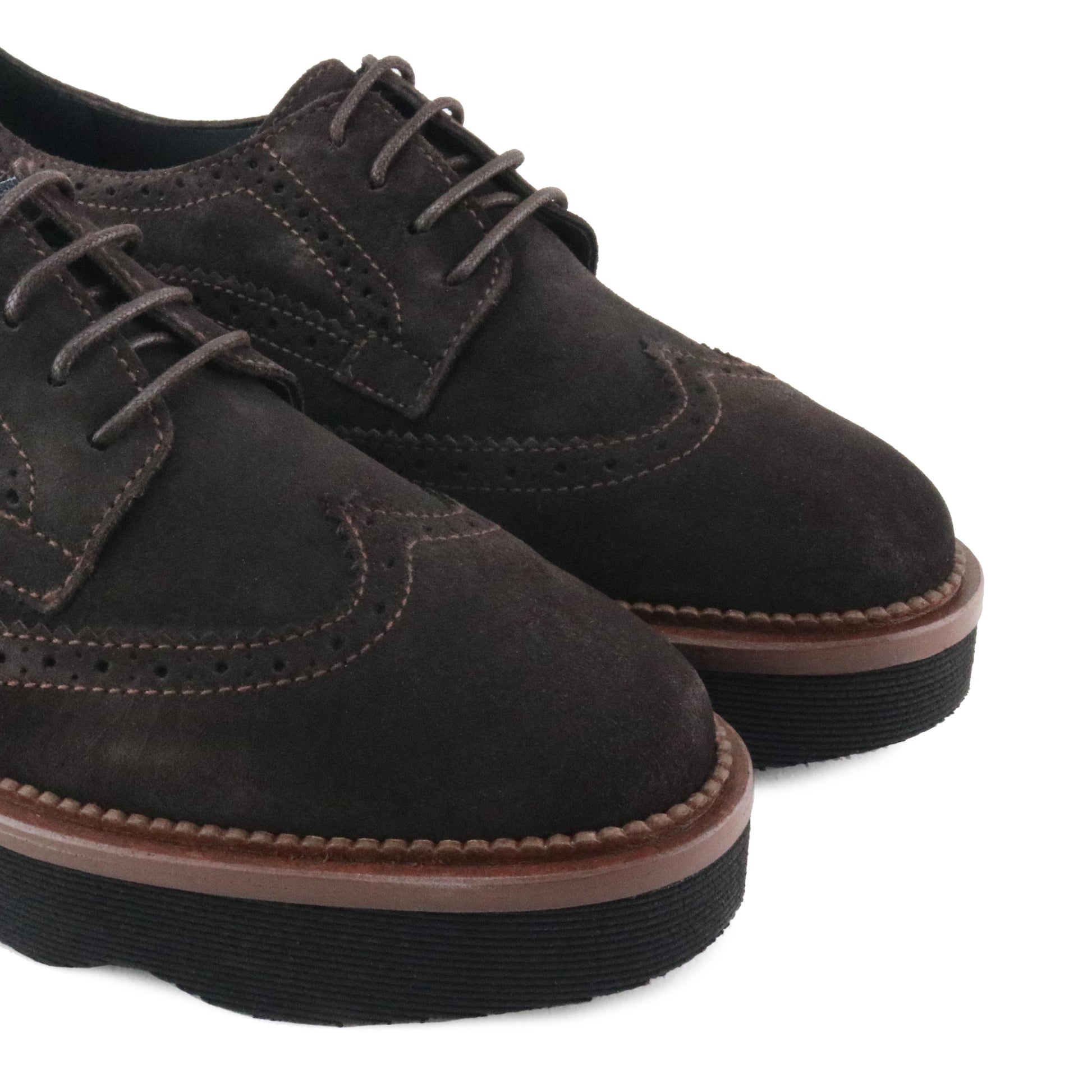 Blucher picado elegante ante marrón con cordón BLUON Jeromín - BLUON-26-6.jpg